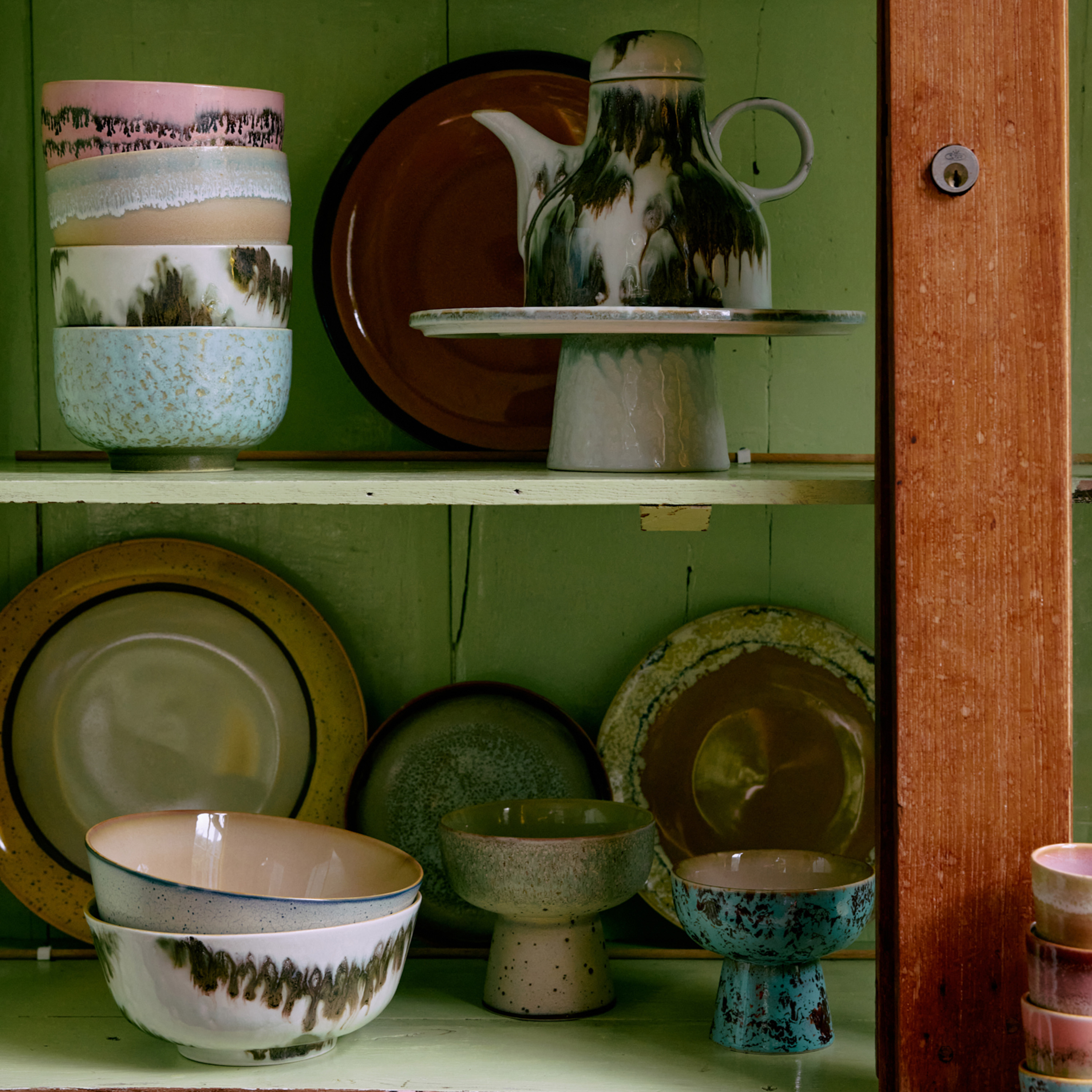 HKliving 70s Ceramics Skål Dada 4-pack