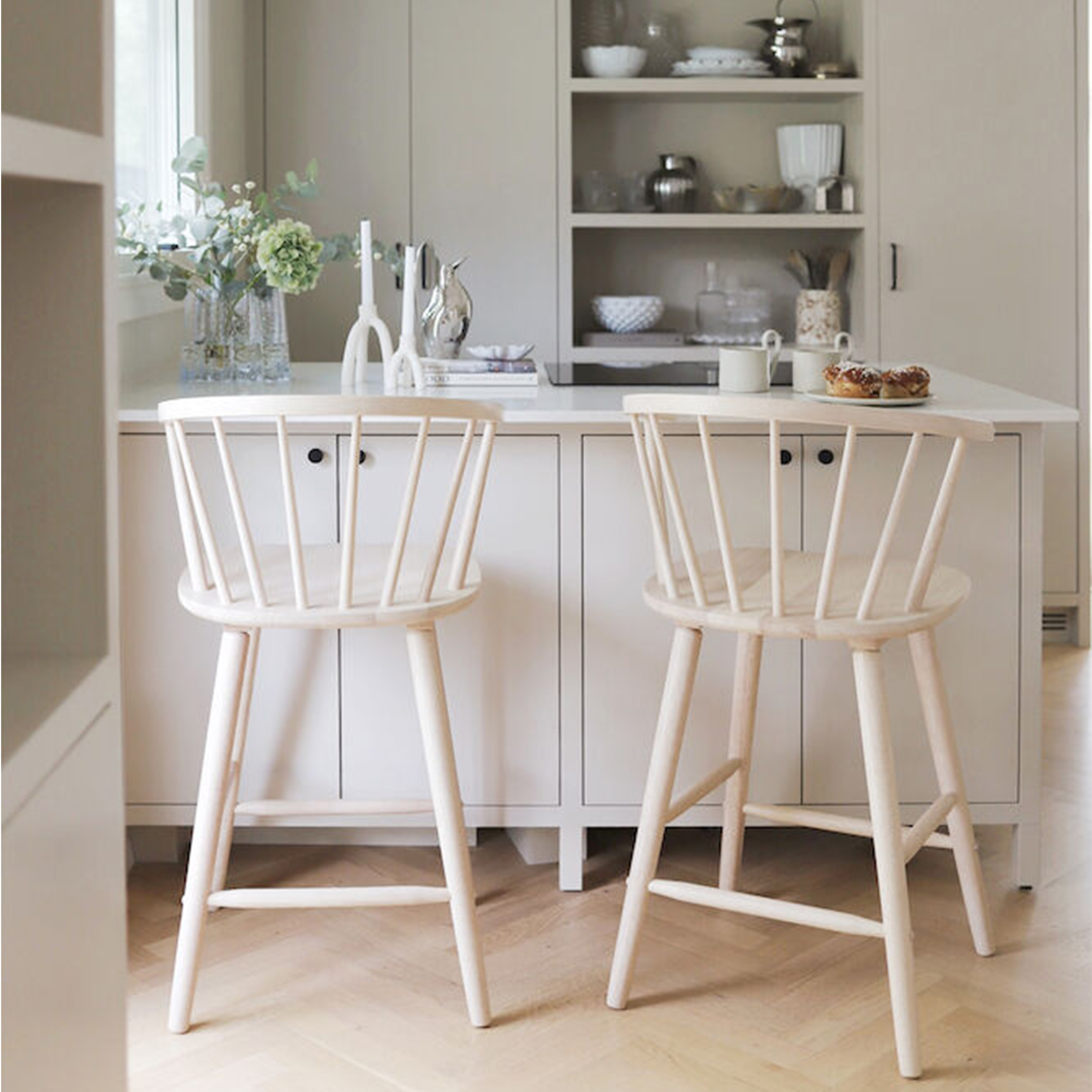 Rowico Home Carmen Barstol Vitpigmenterad