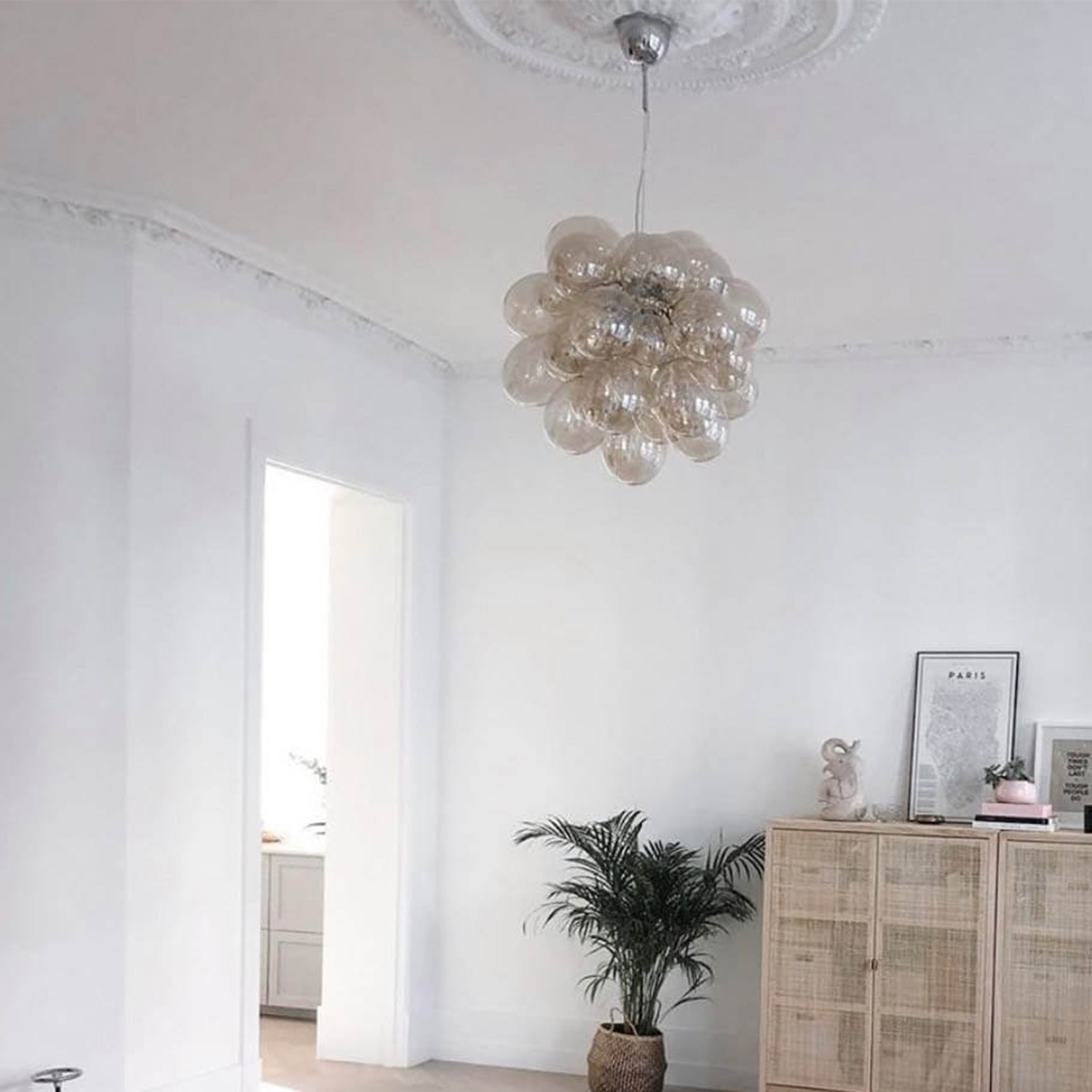 By Rydéns Gross Grande Taklampa Amber