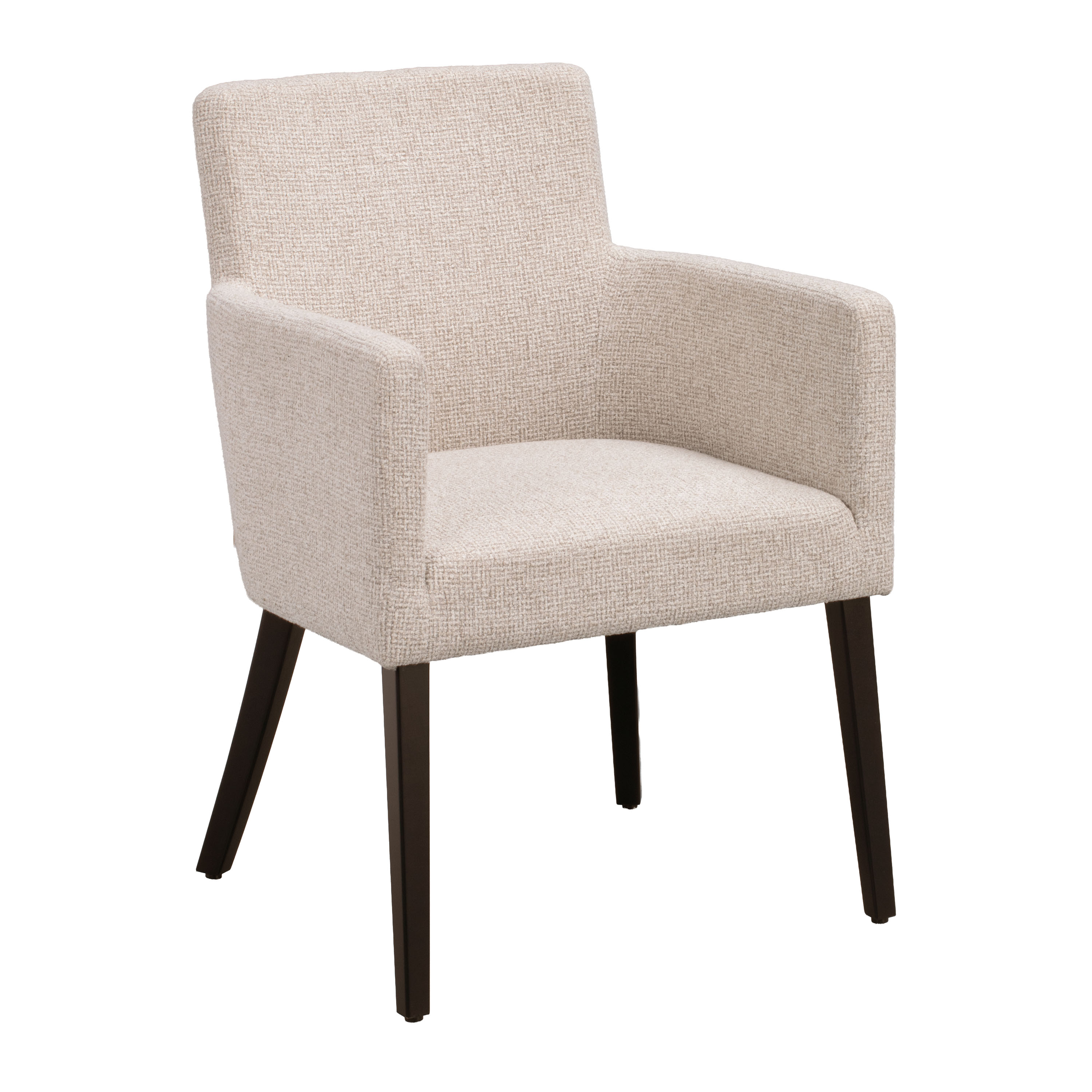 Hudson Karmstol Ljusbeige/Brunbetsad Ek