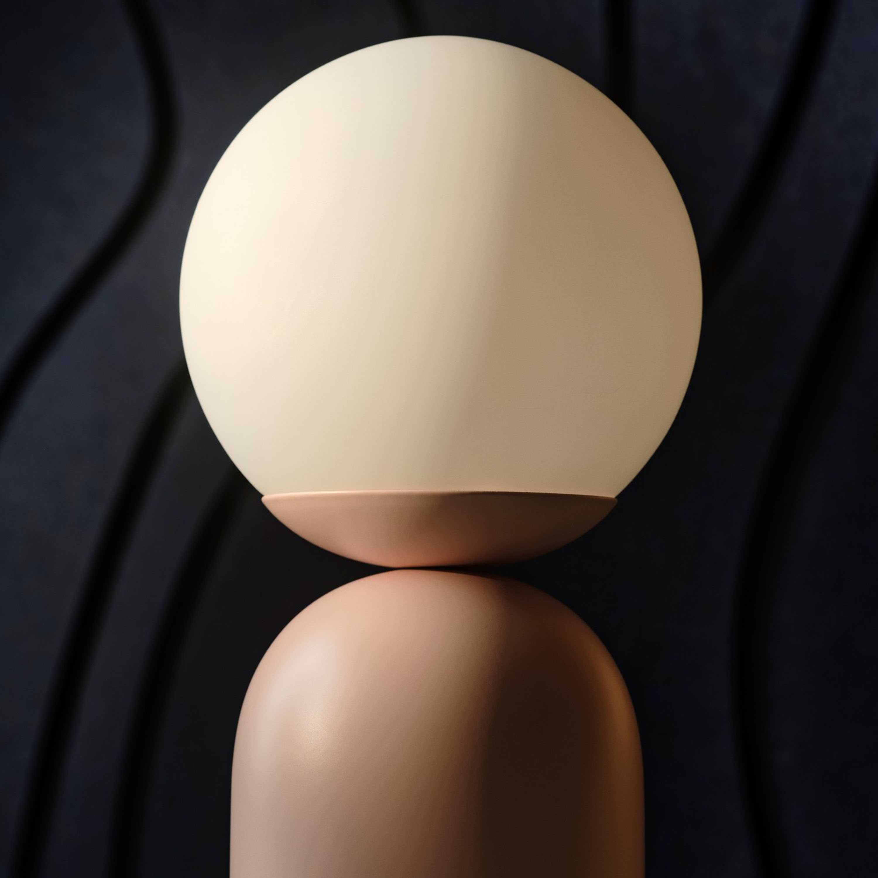 Nordlux Notti Bordlampe Pudderrosa 34cm