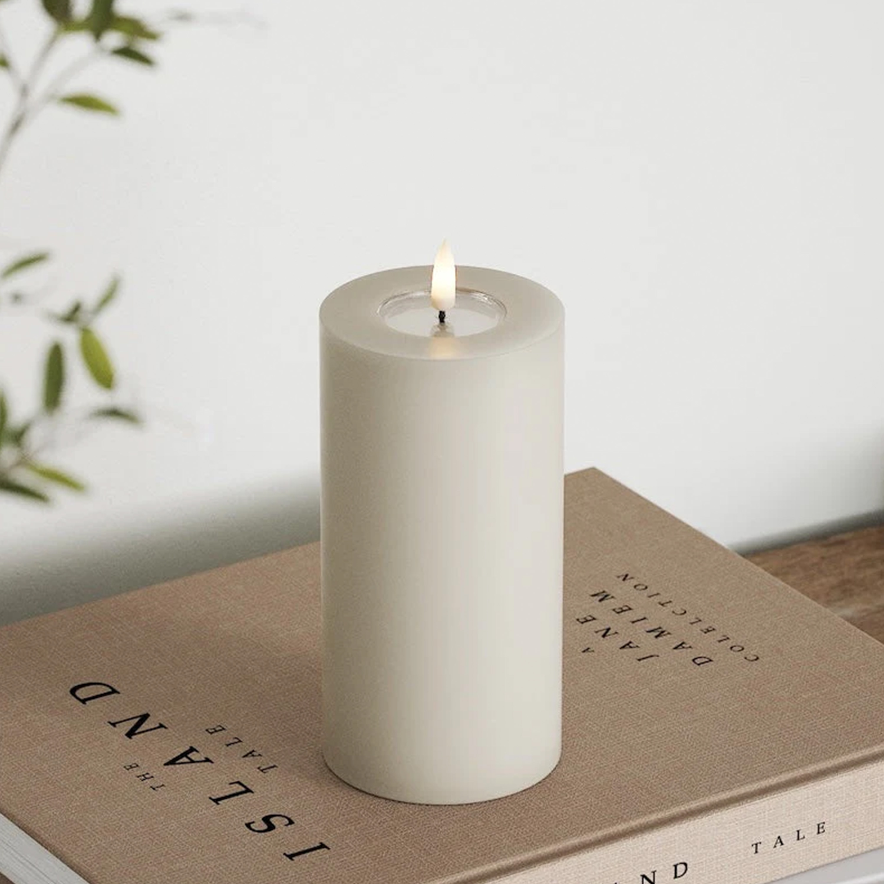 Deluxe Homeart LED Blockljus Sand 15cm