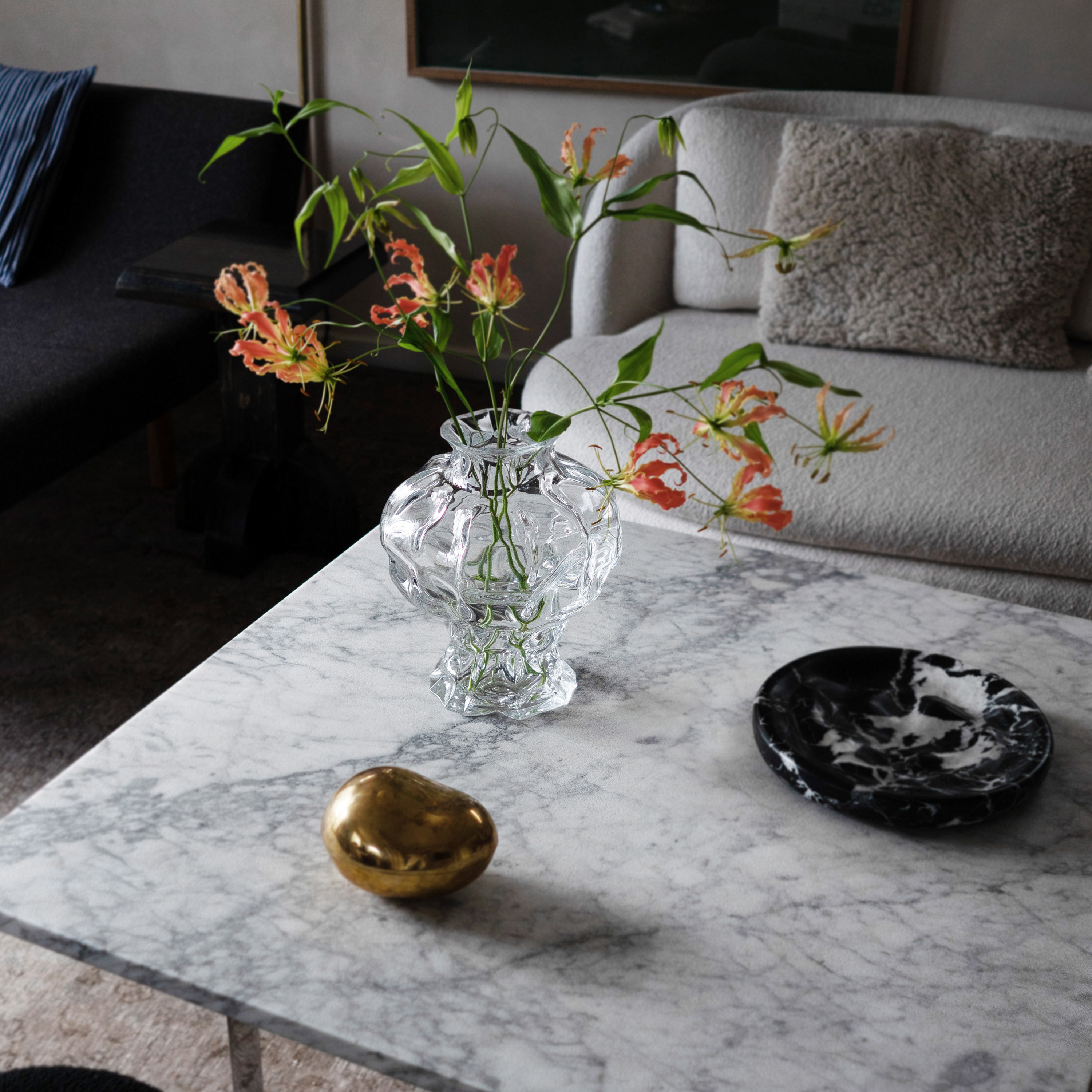 Hein Studio Ammonit Vase Clear Large