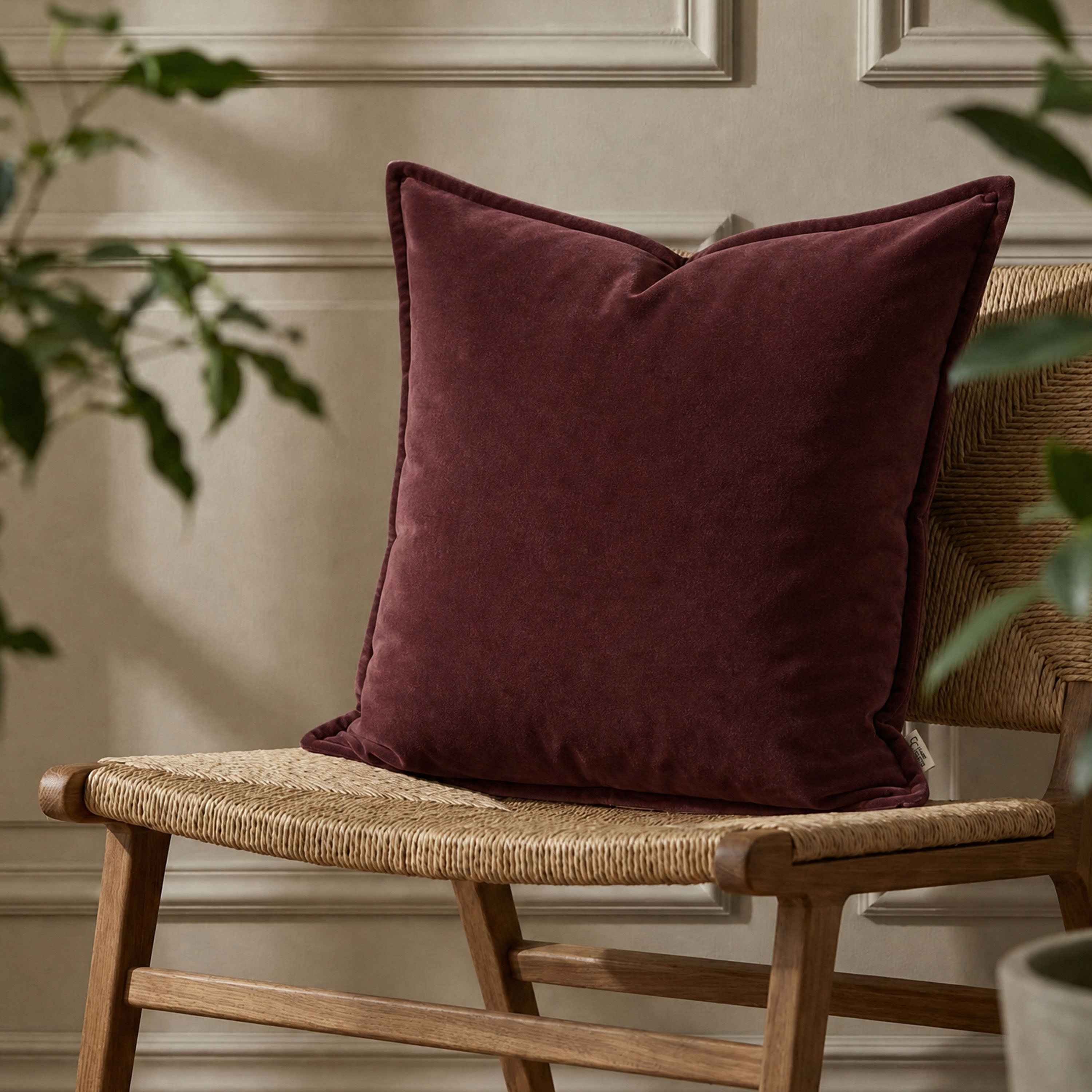 Classic Collection Classic Velvet Kuddfodral Burgundy 50x50