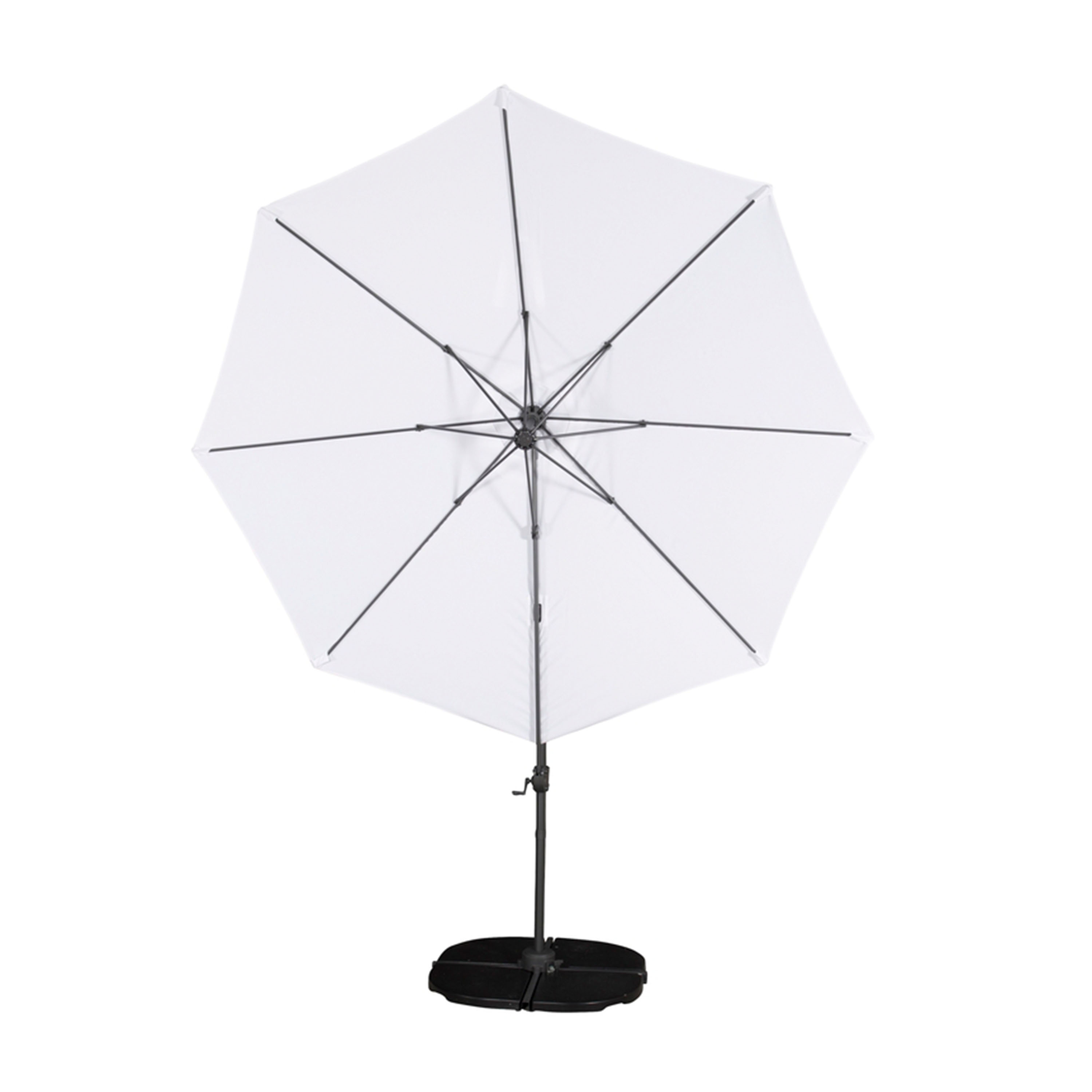 Venture Home Leeds Hängparasoll Vit 300cm