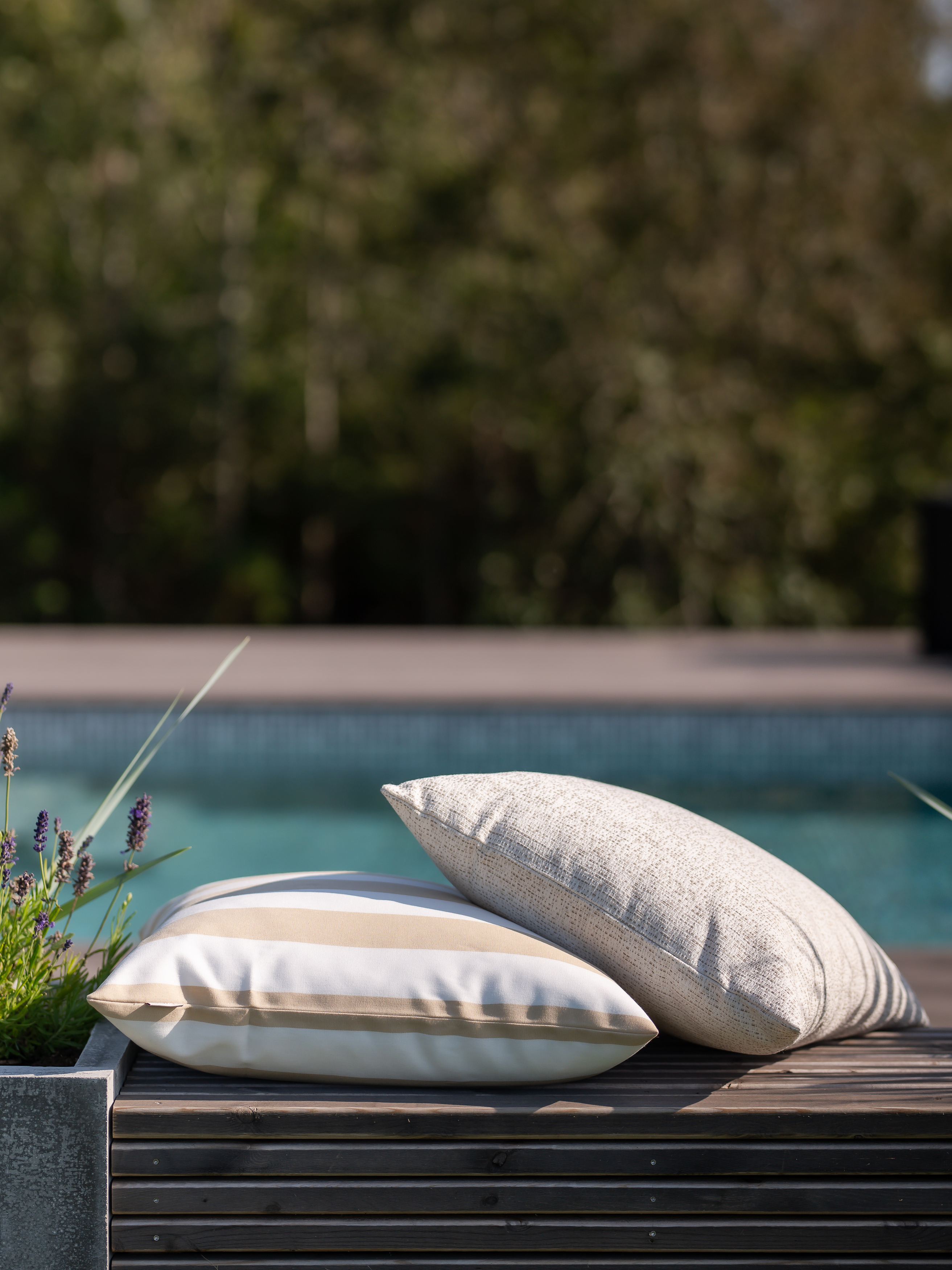 Svanefors Dis Outdoor Kissenbezug Beige 50x50