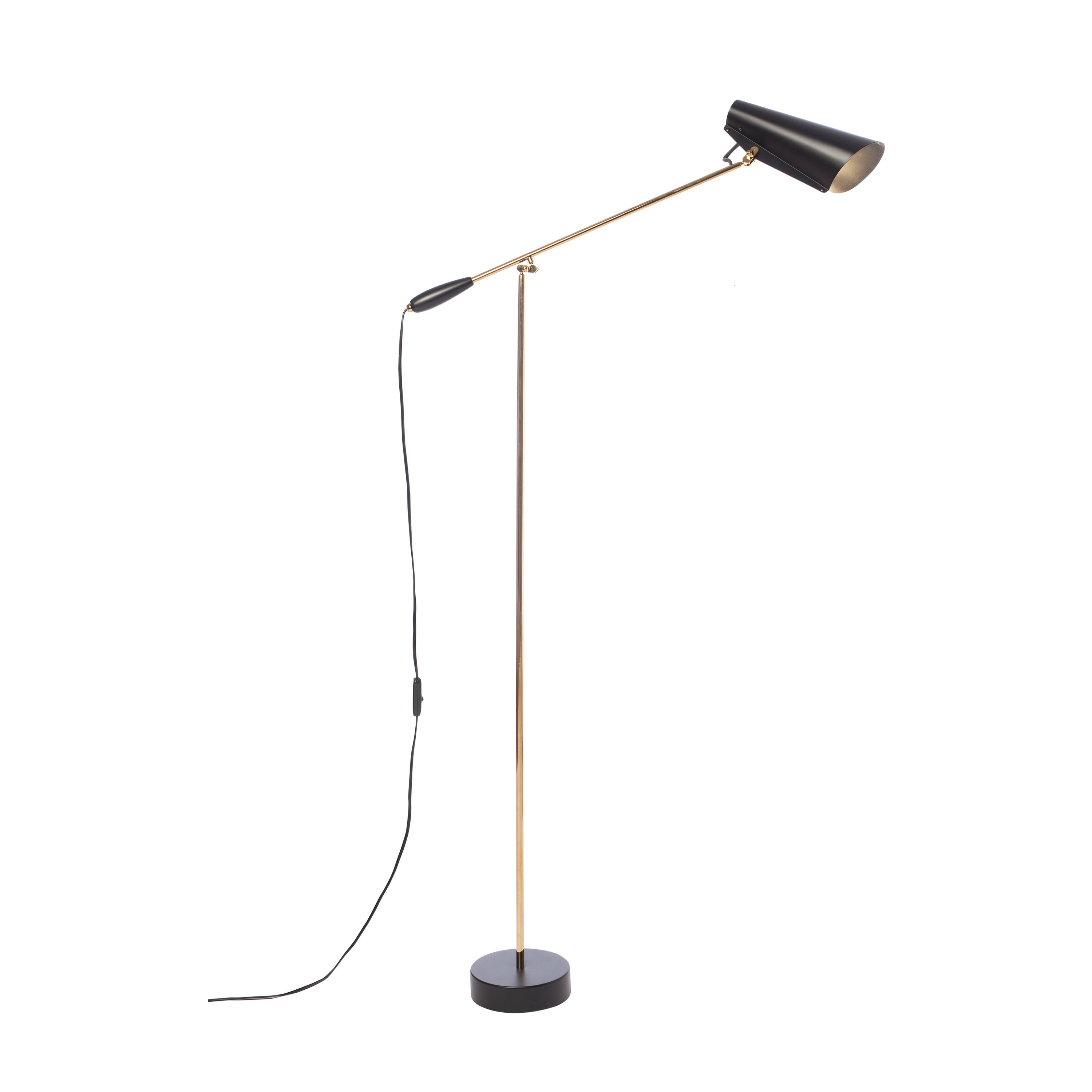 Birdy Golvlampa Black/Brass