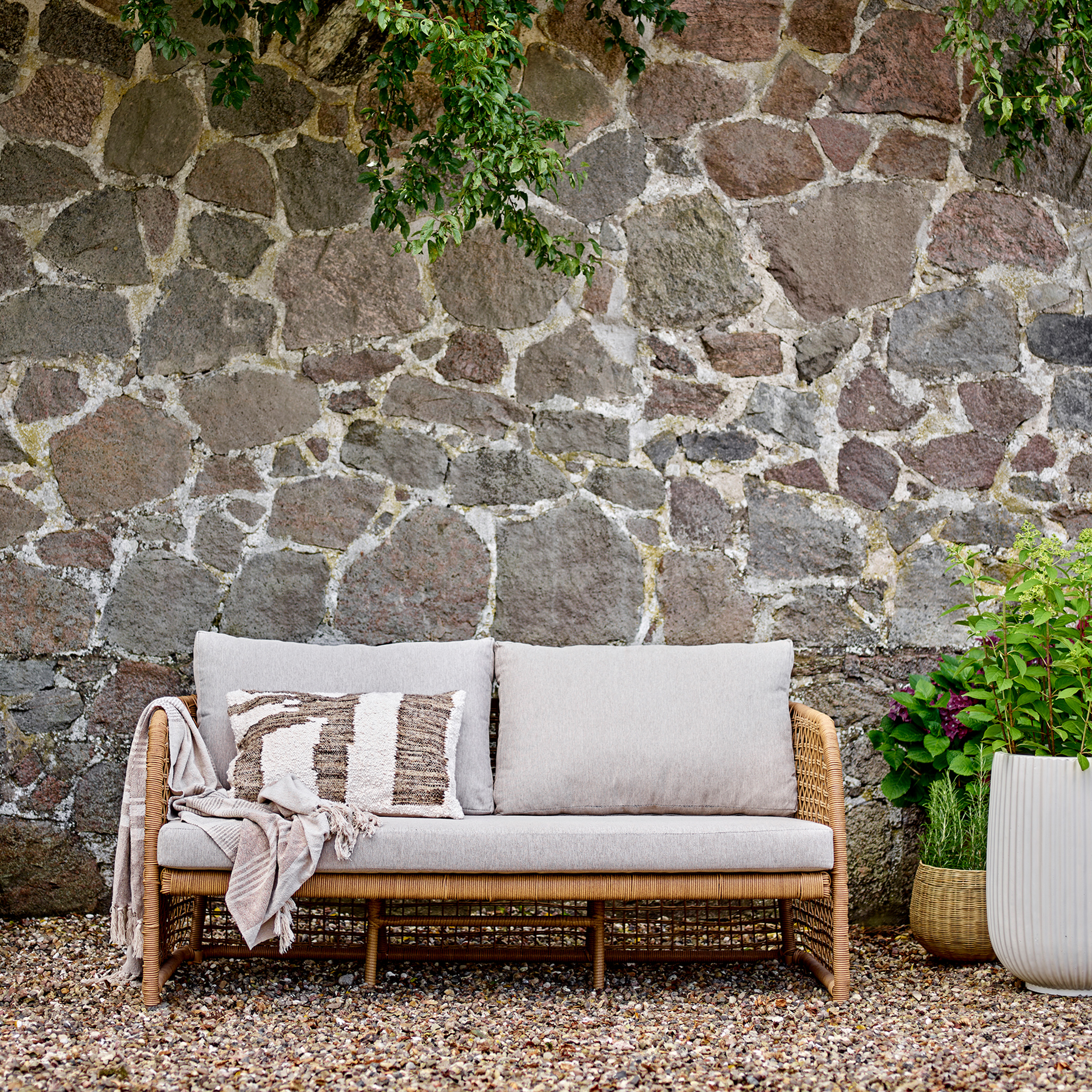 Bloomingville Penzano Sofa Nature 164cm