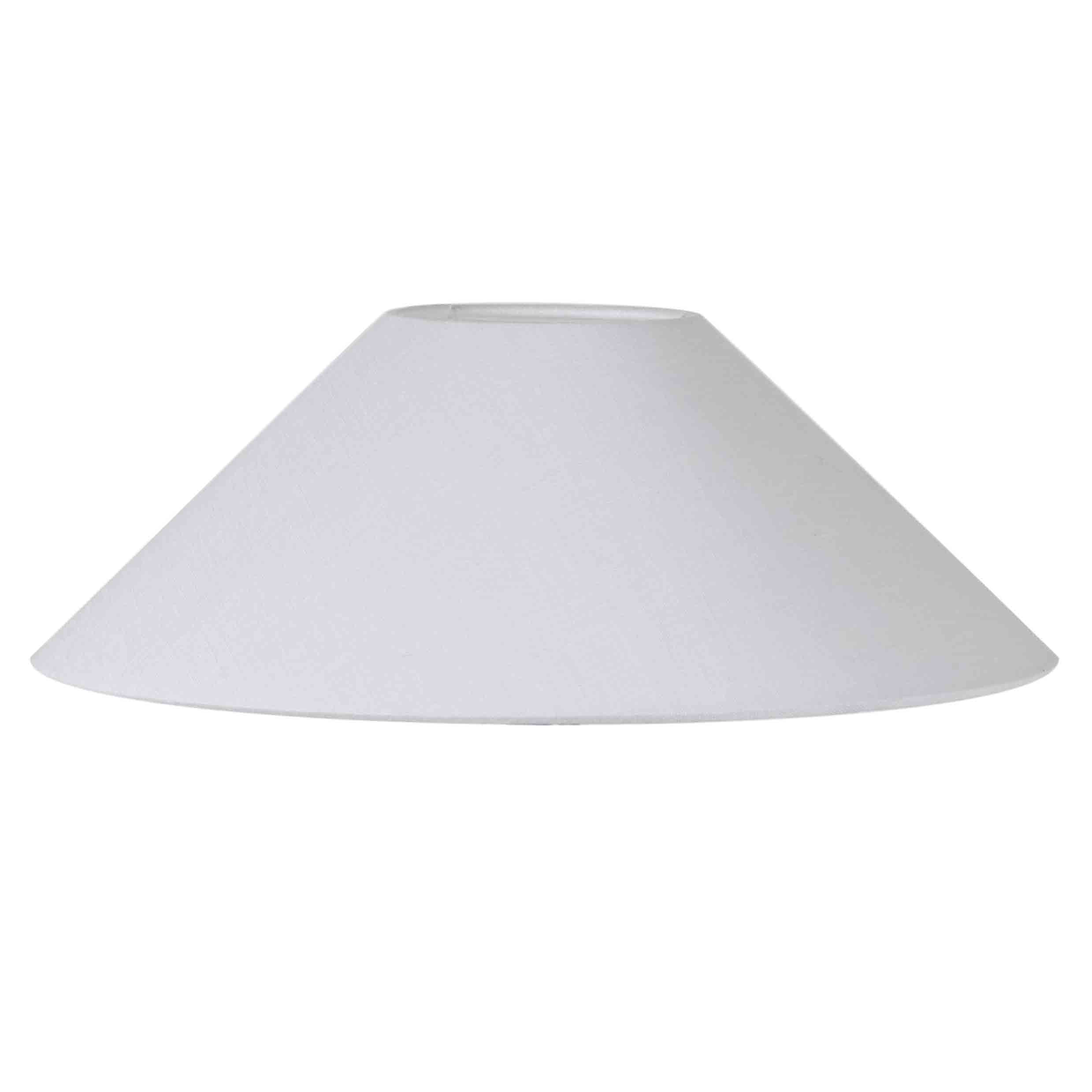 Watt & Veke - Basic Flat Lampskärm White 42cm - Vit