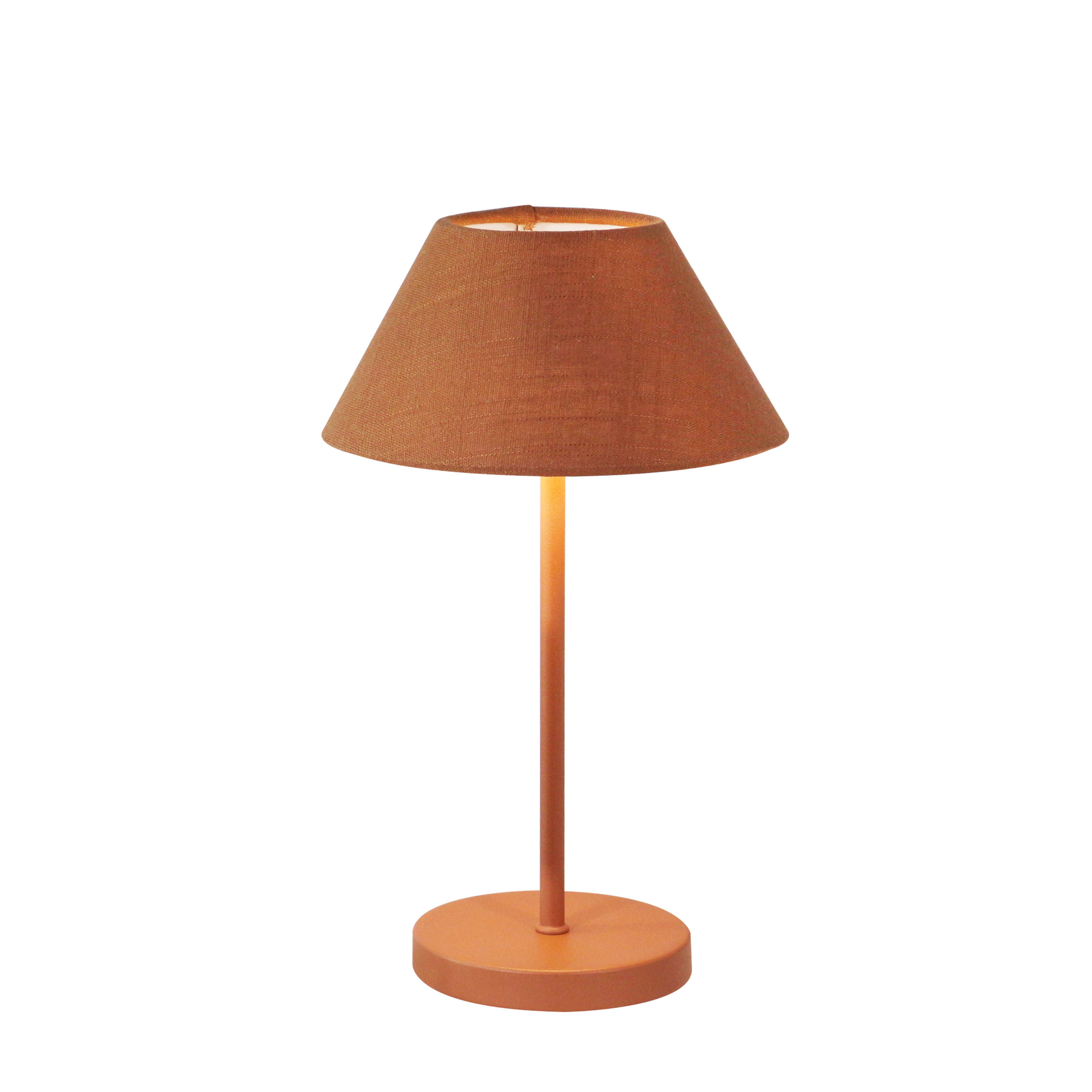 Watt &amp; Veke Teya Tragbare Tischleuchte Terracotta 26cm