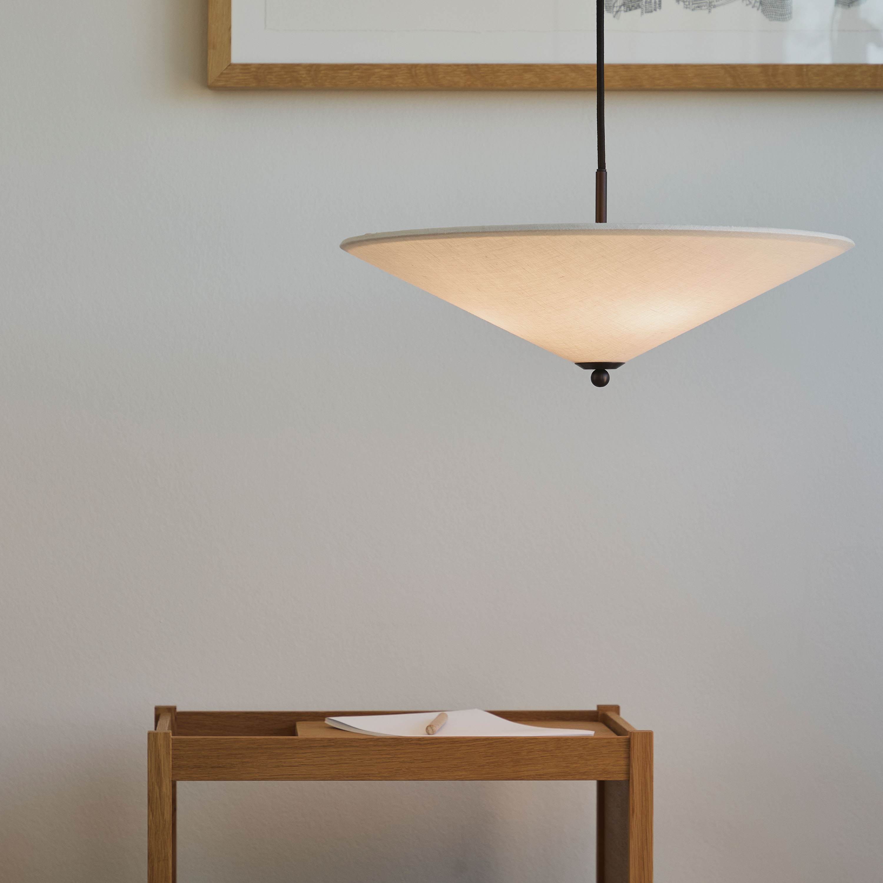 LYFA Futé 400 Tipp Taklampe Cream Ø40