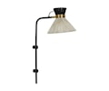 Cord Vägglampa Svart