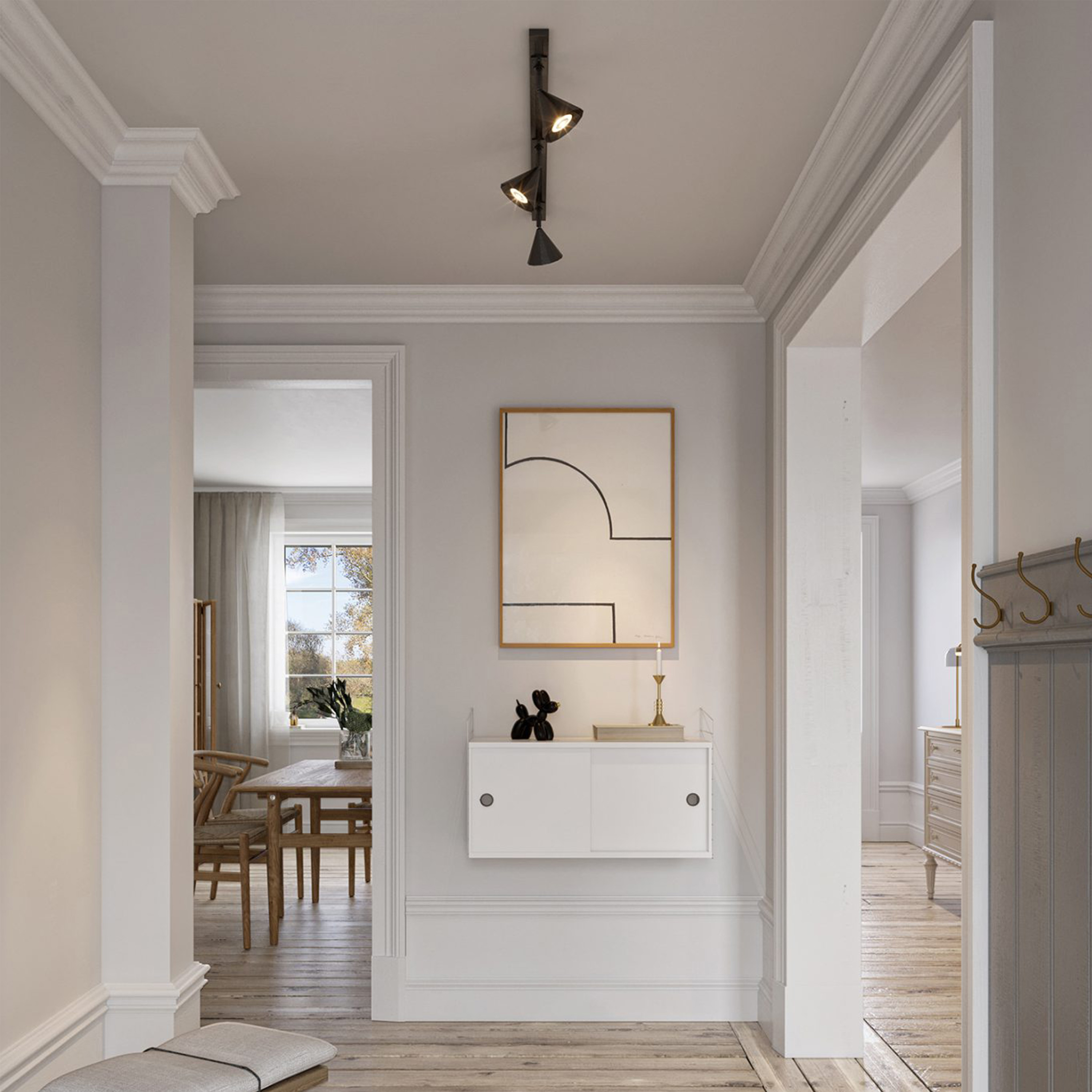 CO Bankeryd Rain 10 Spotlight Schwarz