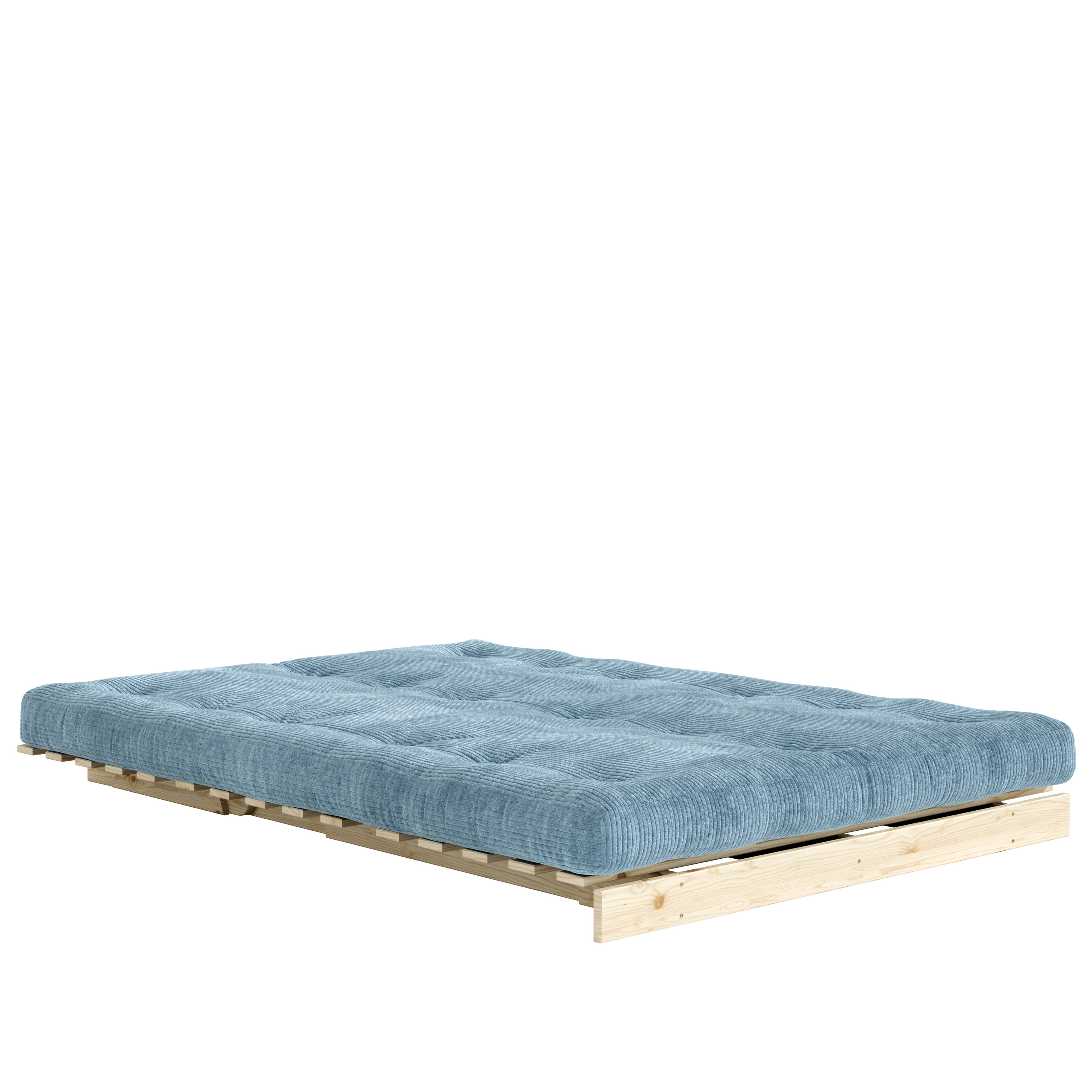 Karup Design Roots Sovesofa Raw/Hazy Blue 140cm