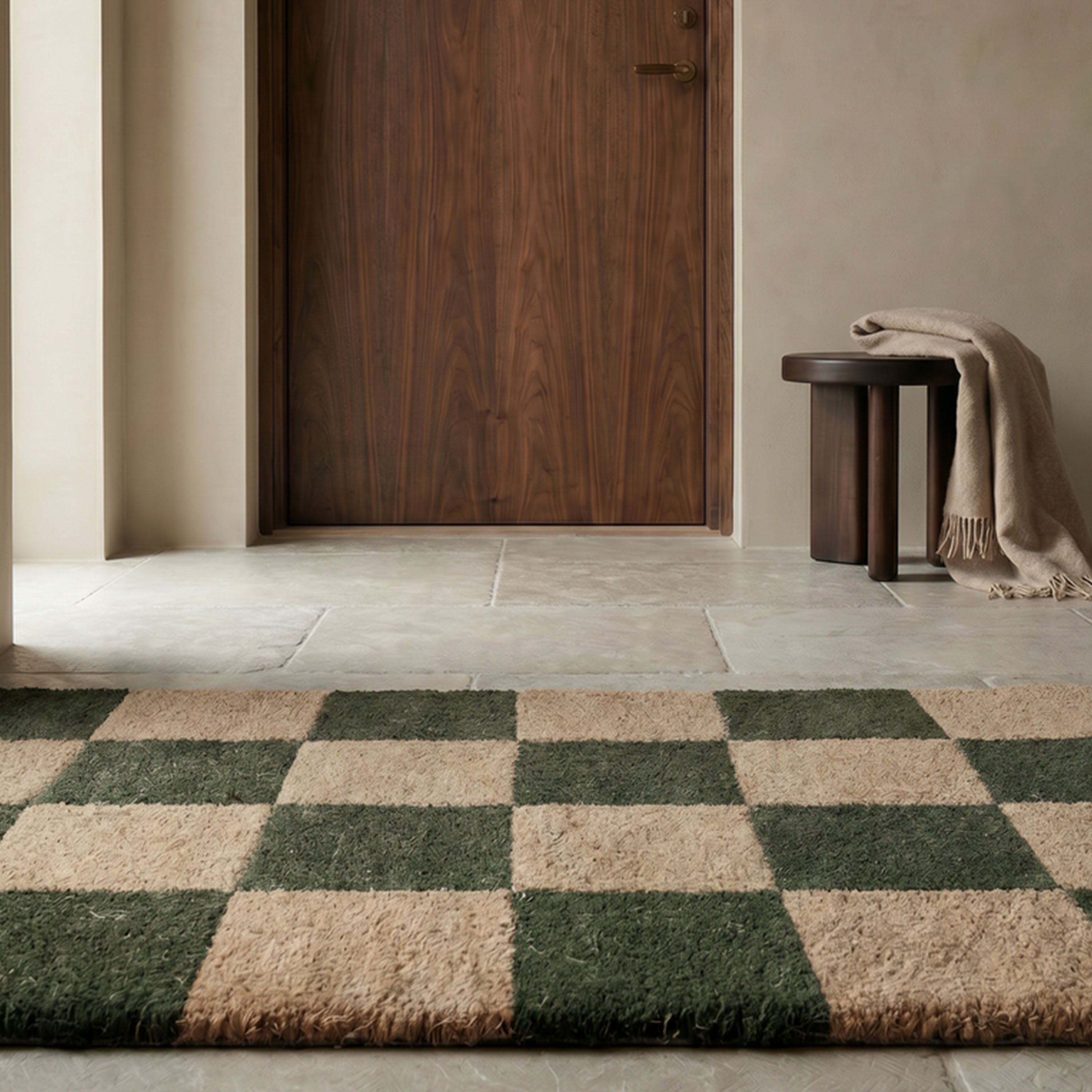 Classic Collection Square Dørmatte Skoggrønn 85x130