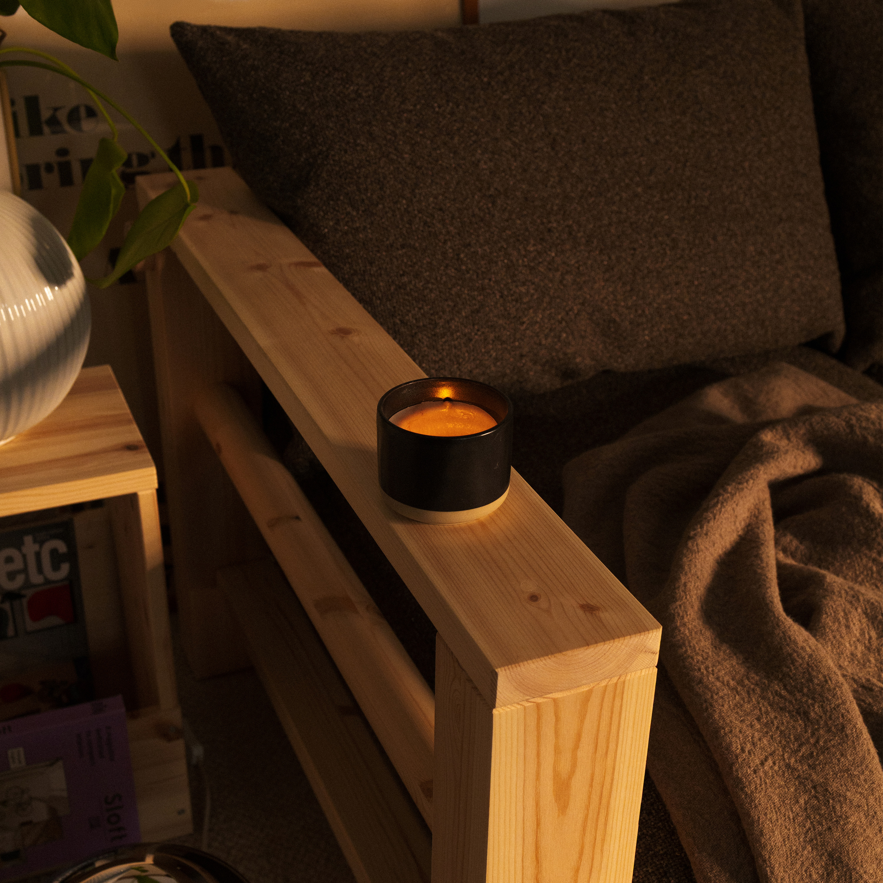 Karup Design Bare Bäddsoffa Raw/Mellow Brown