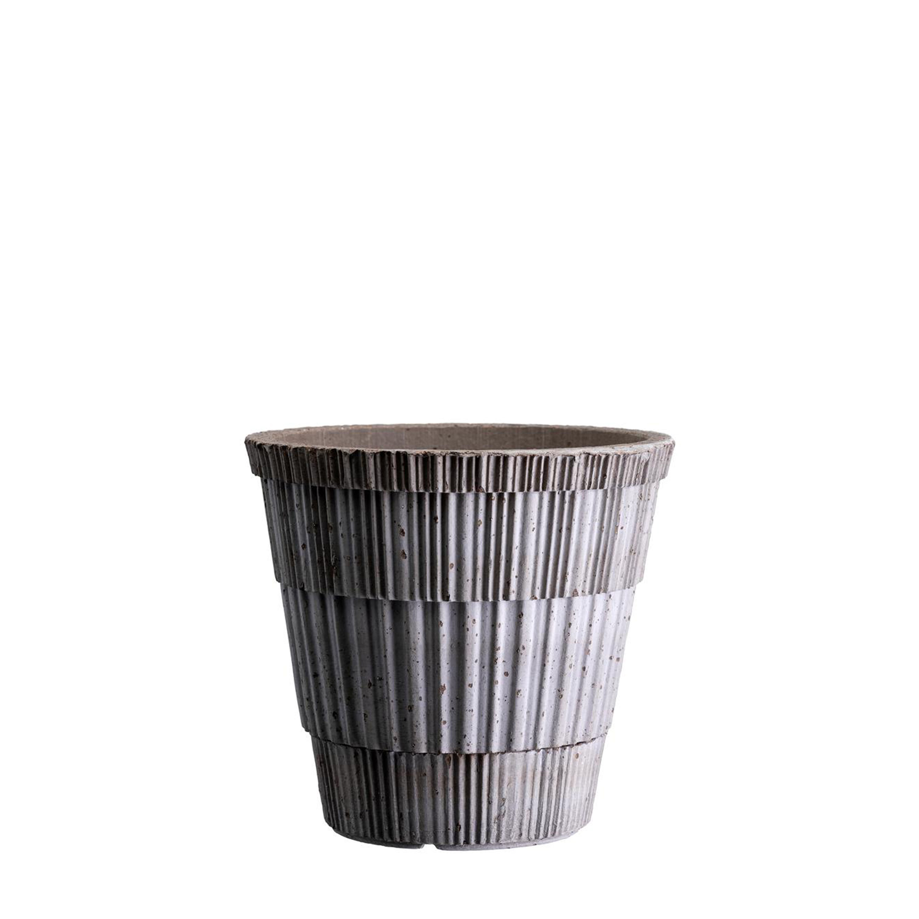 Bergs Potter Atlas Kruka Raw Grey Terracotta Ø14