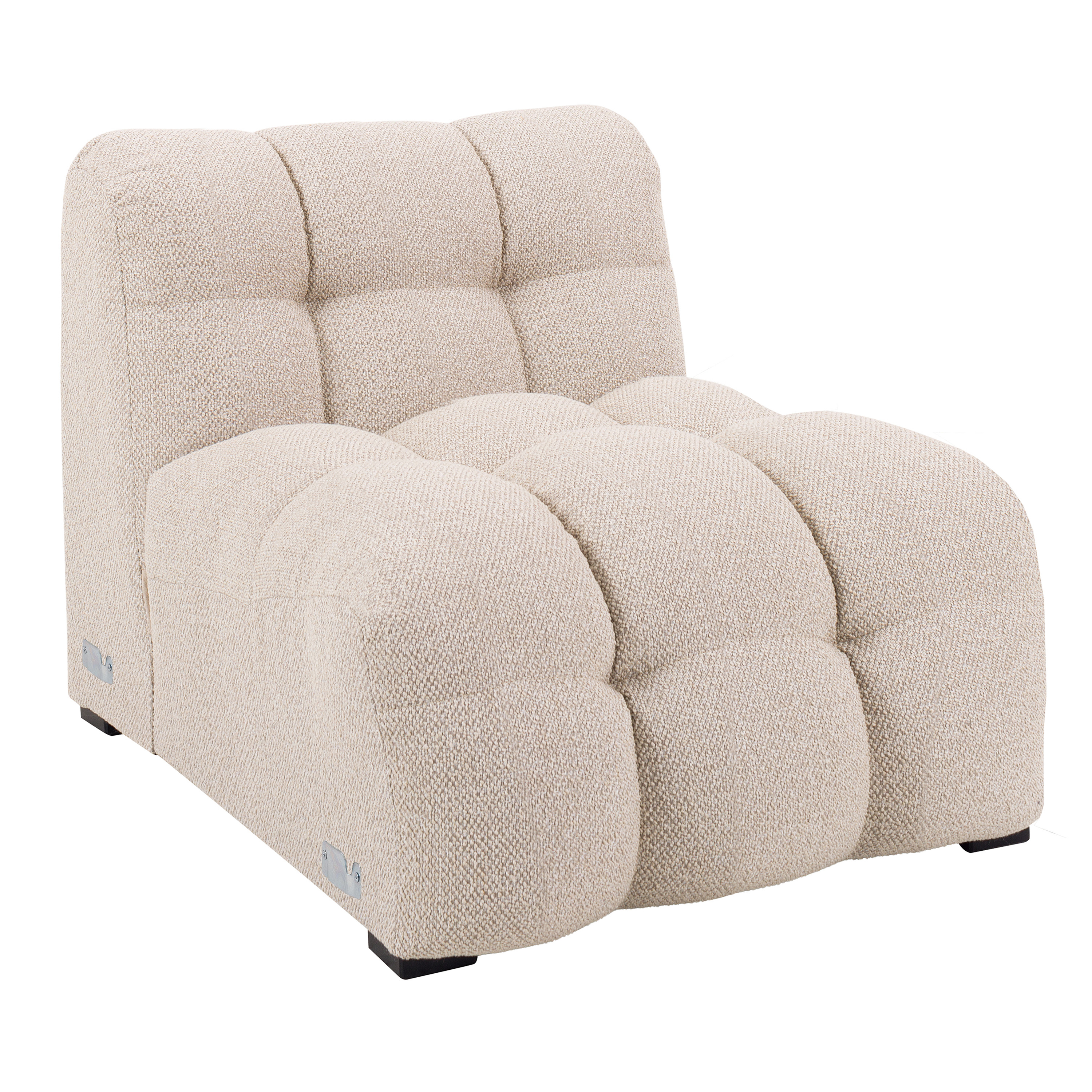 Sleepo Collection - Billie 1-Sitzer Sofa Modul Beige Bouclé 73cm - Sofas