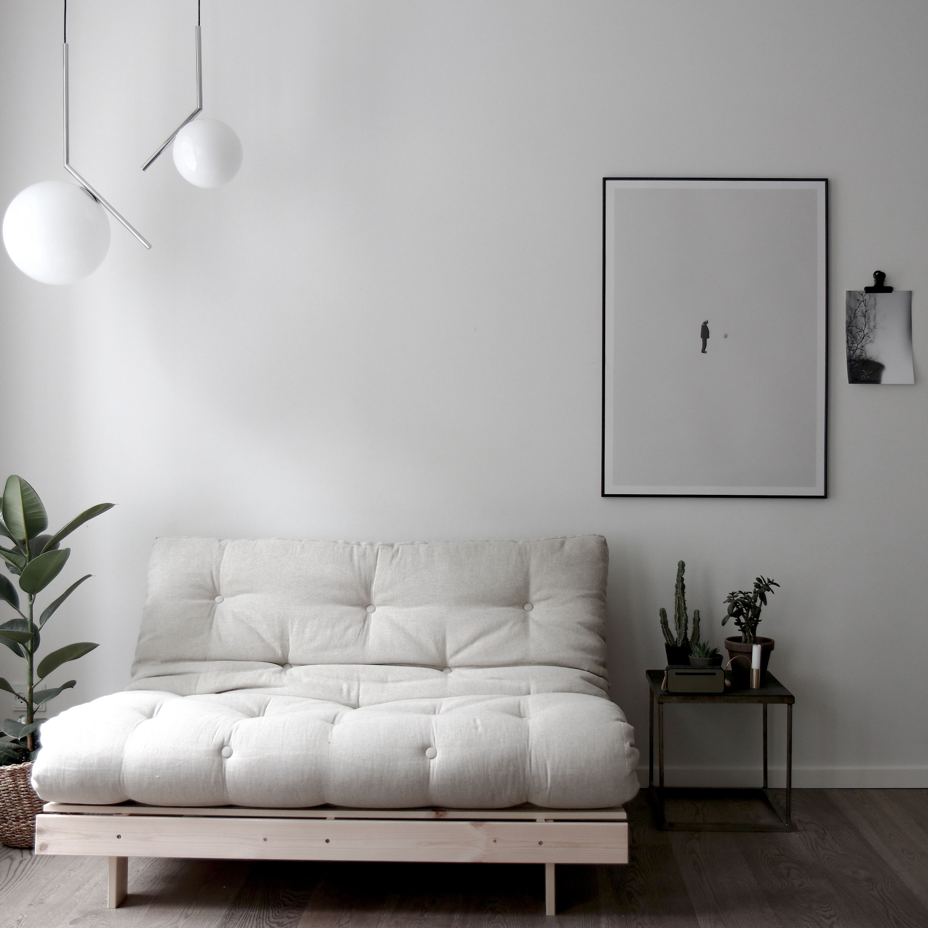 Karup Design Roots Sovesofa Natur/Linen 140cm