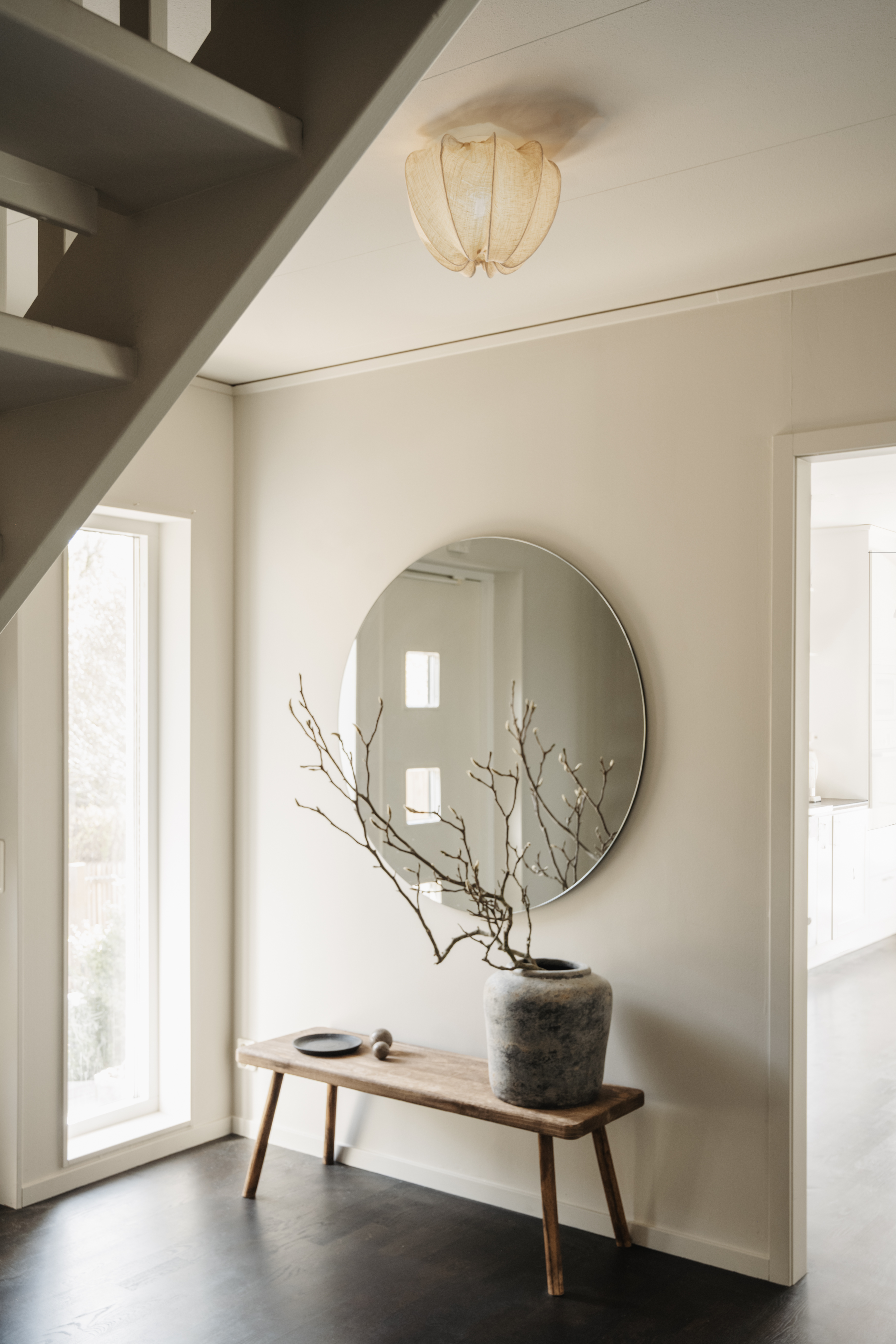 Watt &amp; Veke Anna Deckenleuchte Leinen Natur Mini