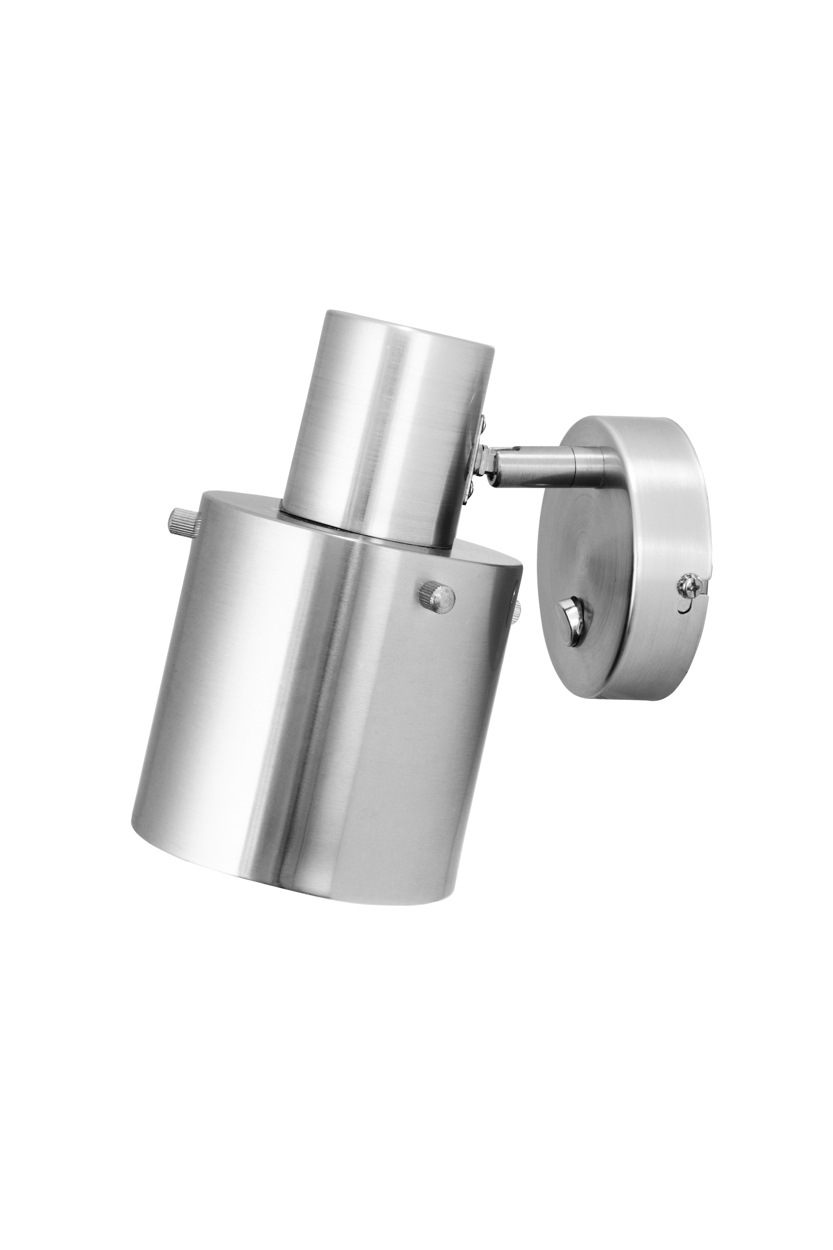 Clark Vägglampa Borstad Stål 1