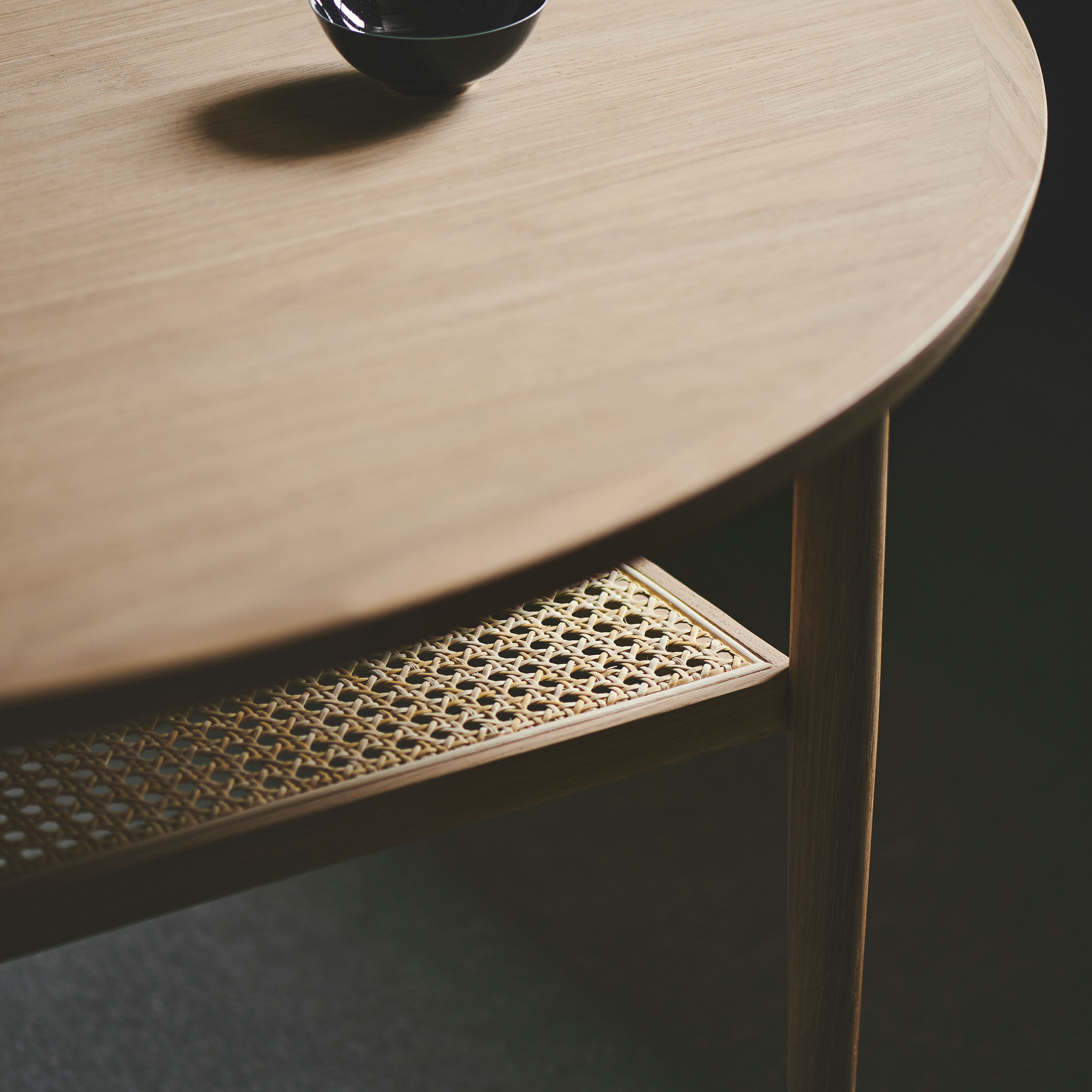 Aakjaer Furniture No.100 Couchtisch Weiß geölte Eiche