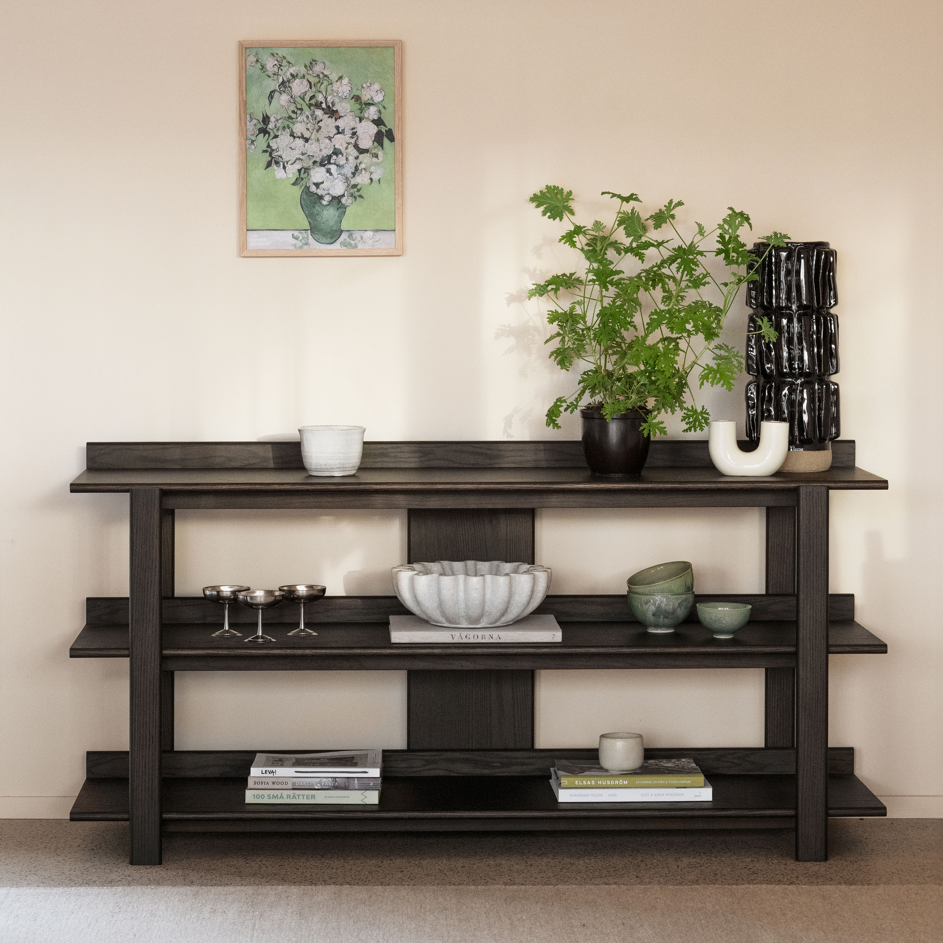 Rowico Home Kilian Beistelltisch Braun 150cm