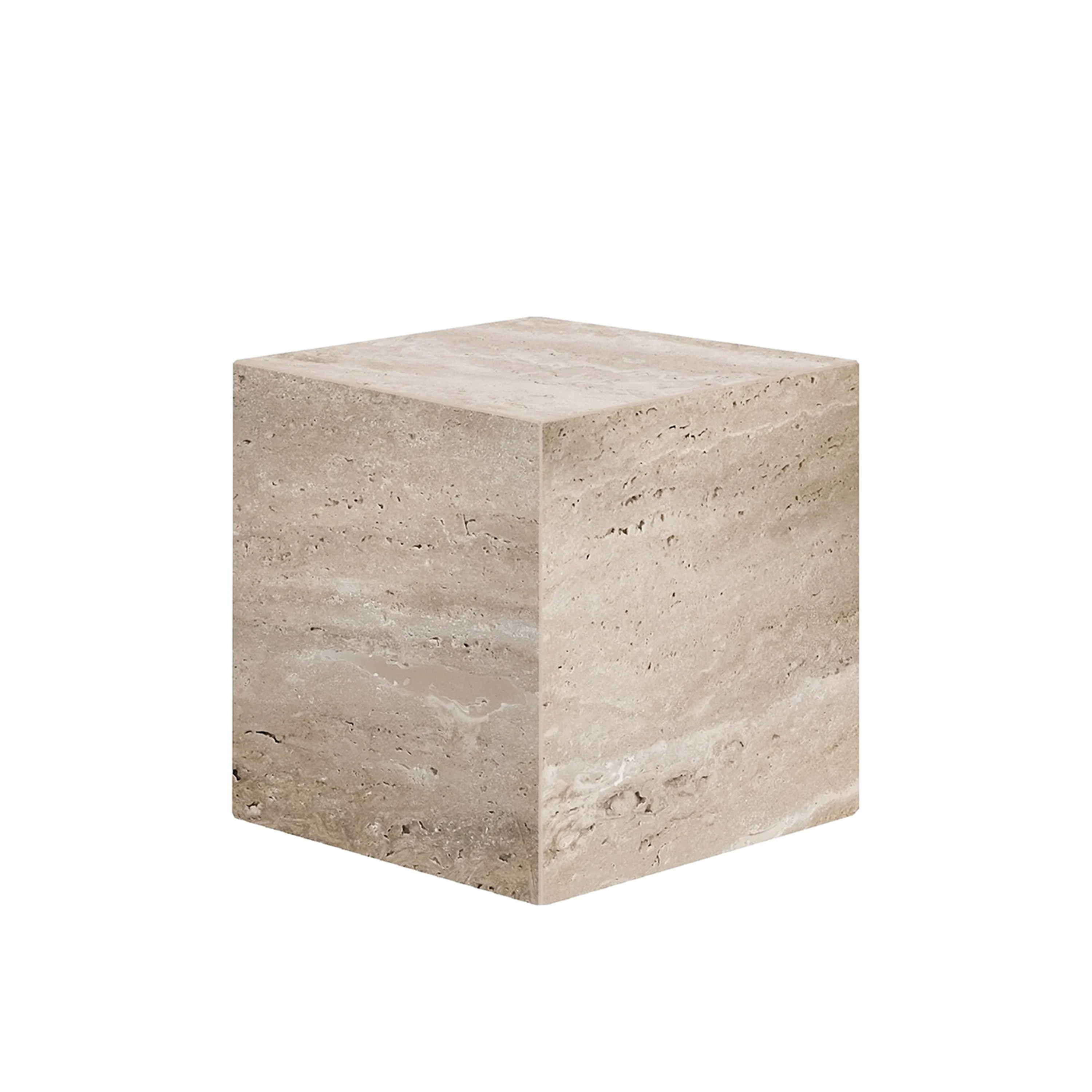 Sleepo Collection - Tilly Sidebord Travertin 40cm - Beige
