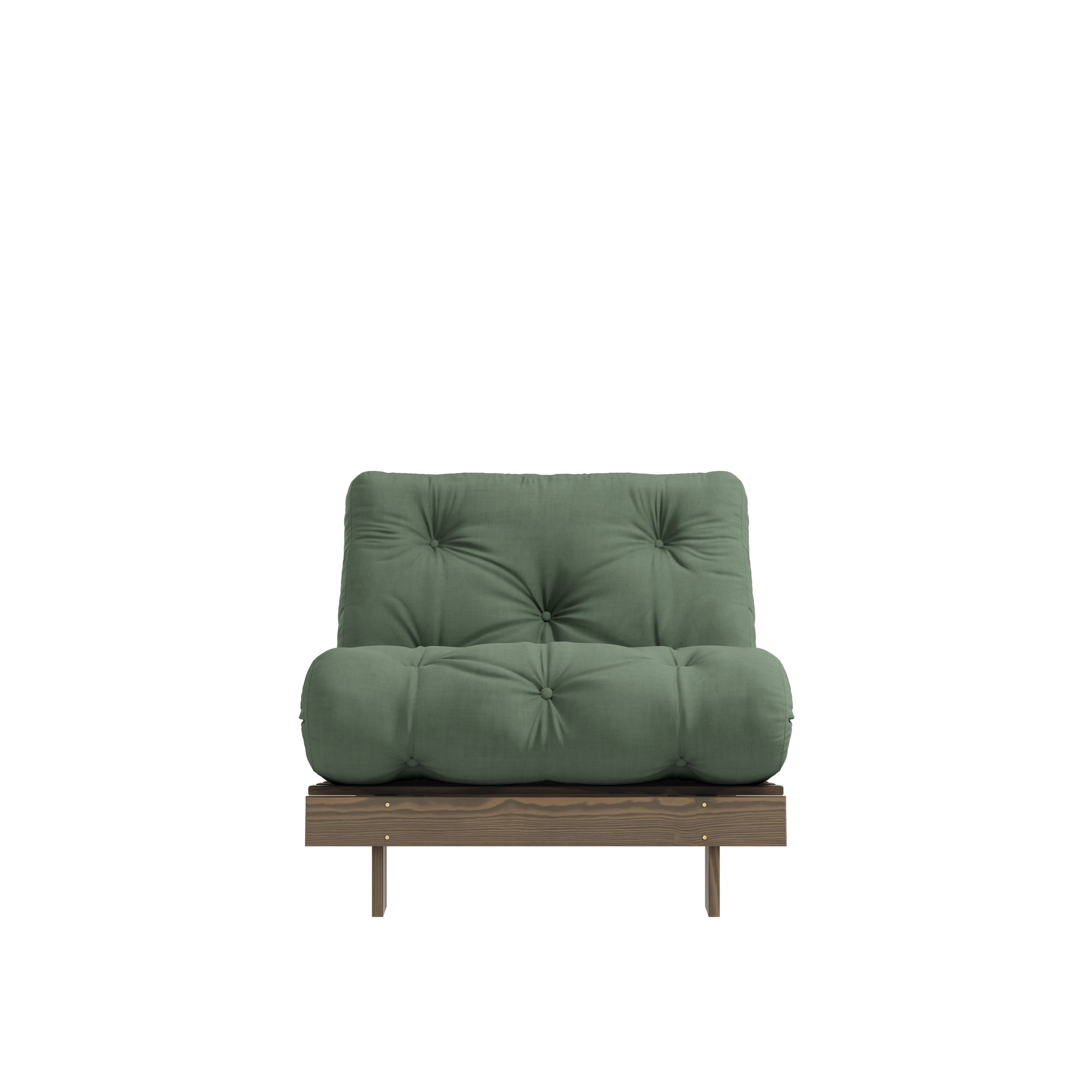 Karup Design Roots Nojatuoli Ruskea/Olive Green 90cm