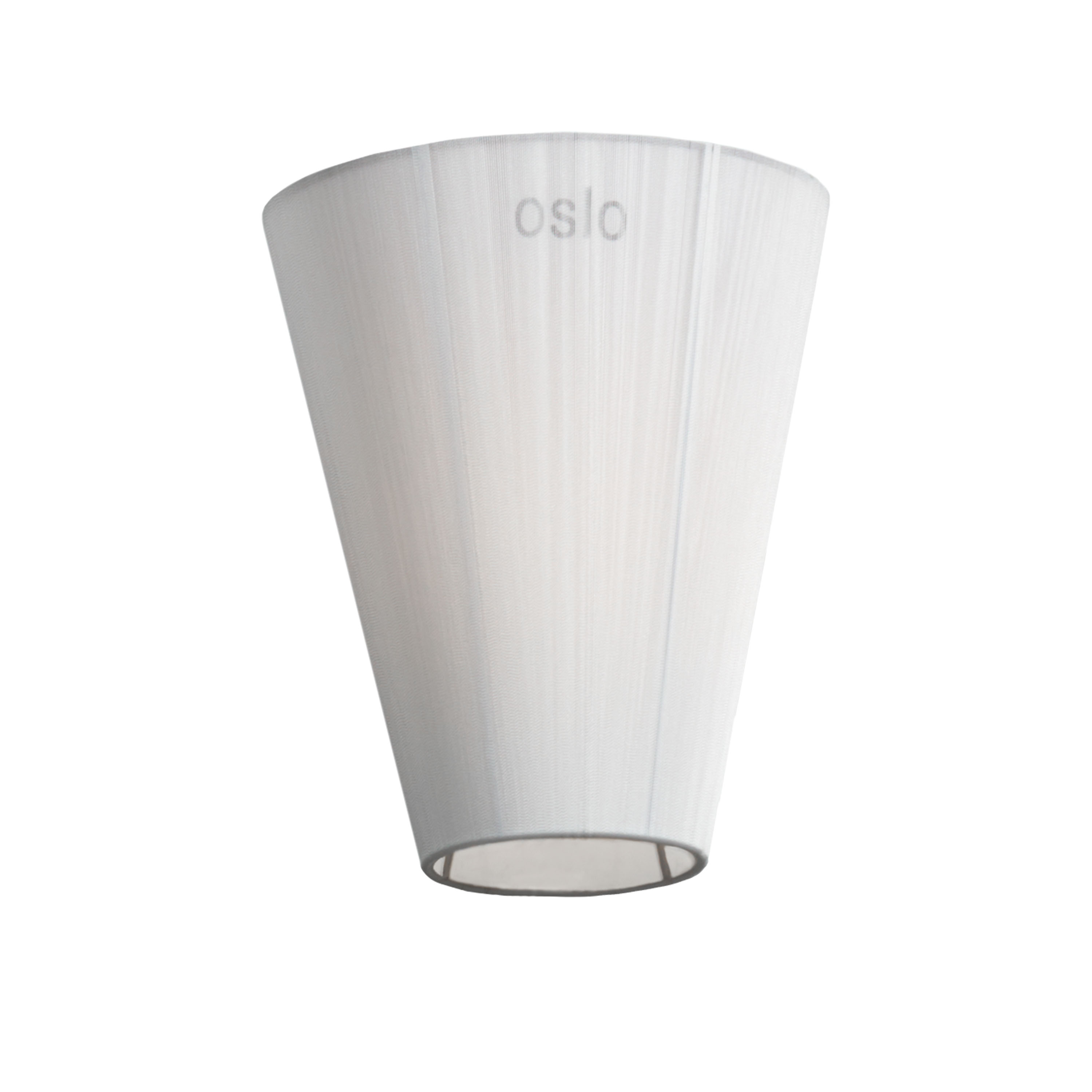 Oslo Wood Golvlampa Skärm White