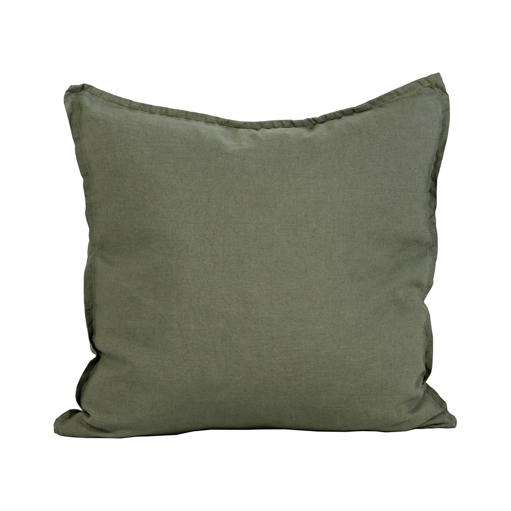 Putetrekk Lin Khaki 50x50