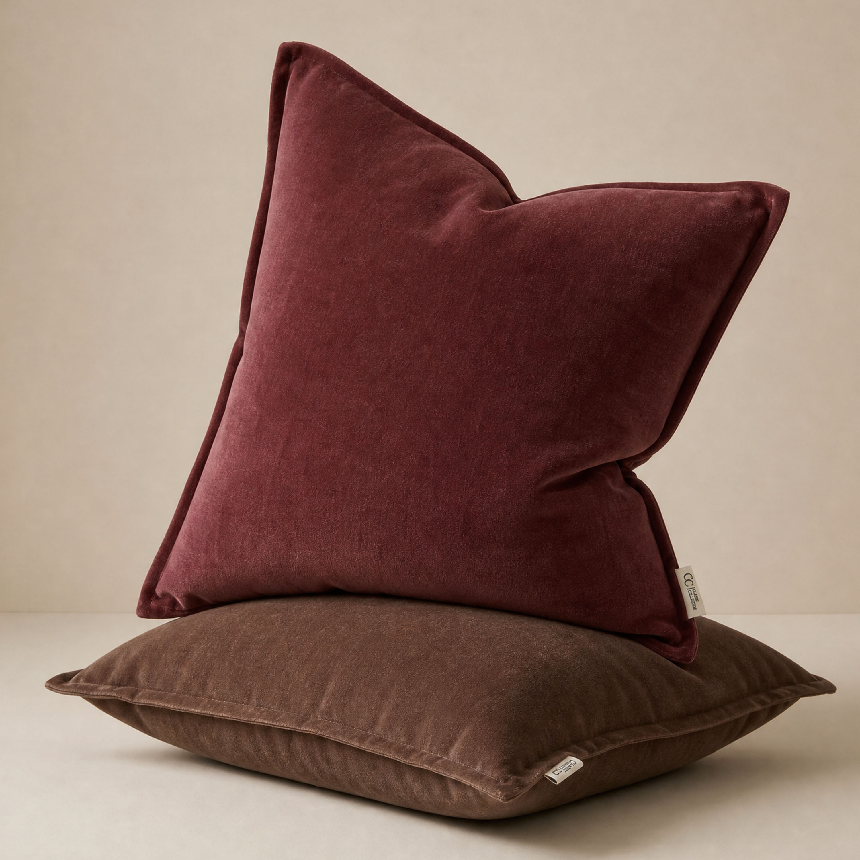 Classic Collection Classic Velvet Kuddfodral Burgundy 50x50