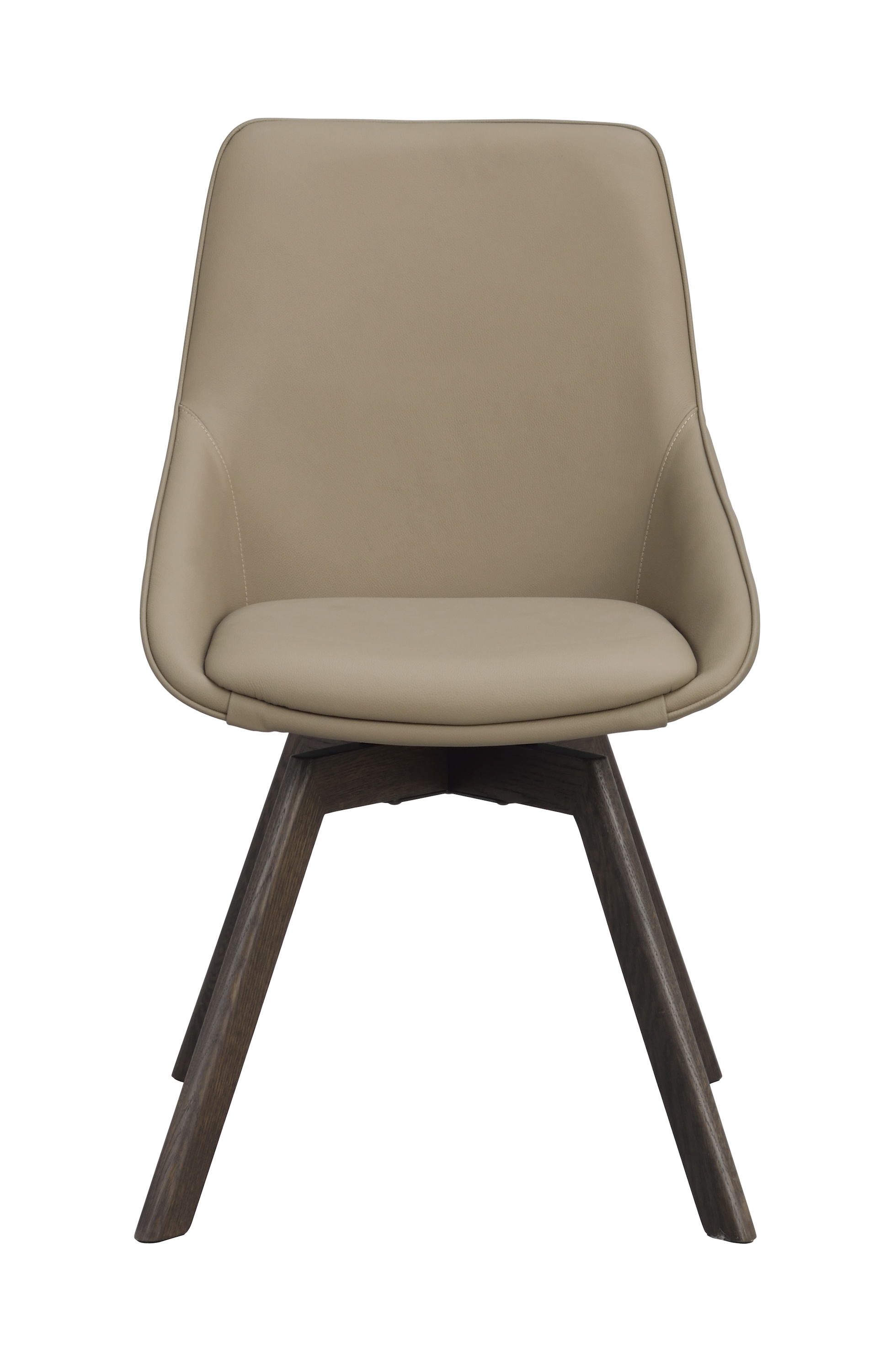 Rowico Home Alison Matstol Beige Läder/Brun