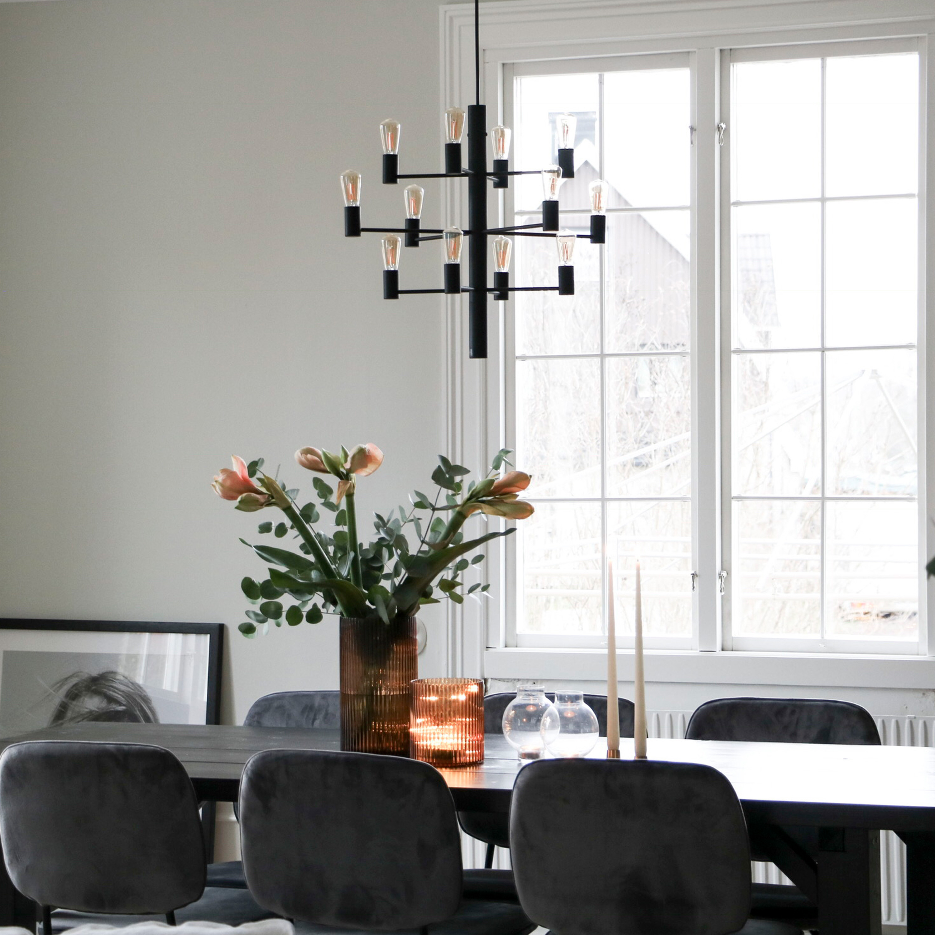 Herstal Manola 12 Led Taklampe Svart