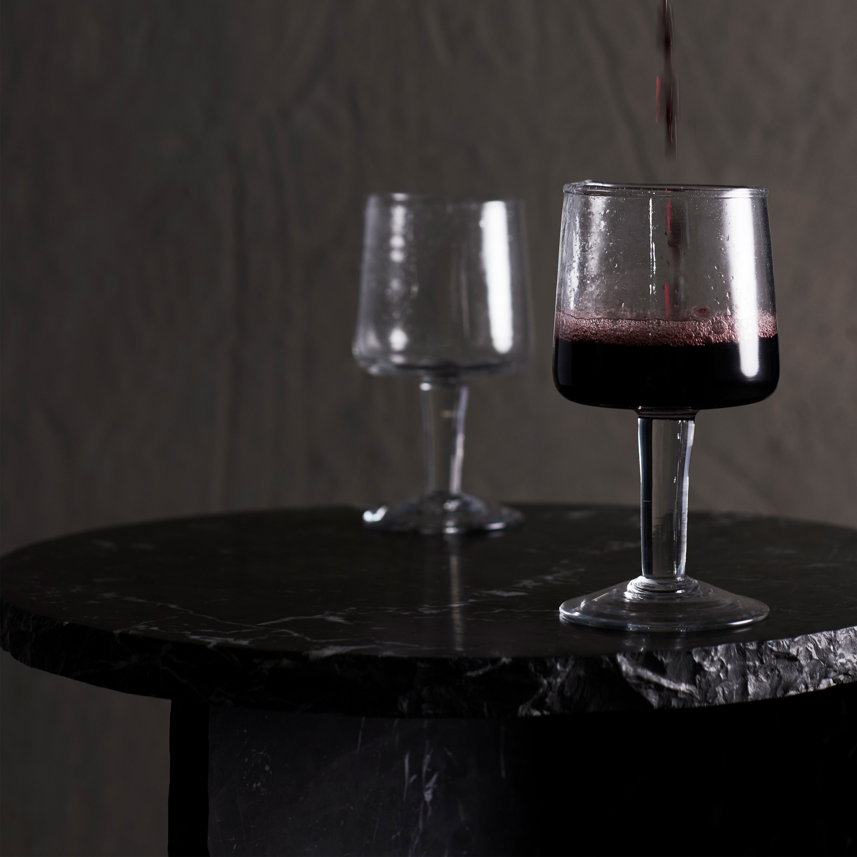 Muubs Verde Sivupöytä Black Marble Ø40