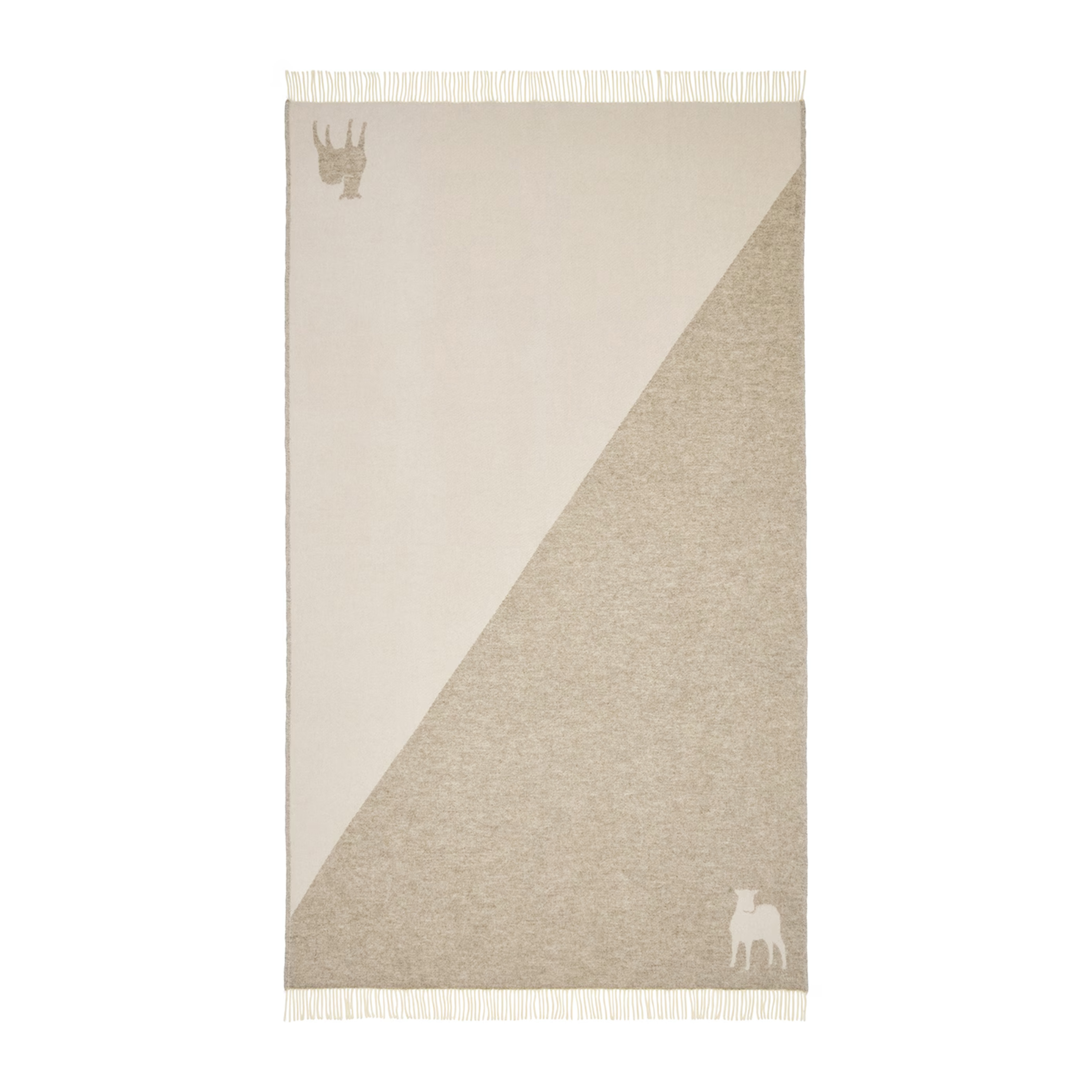 Shepherd Lennie Wolldecke Creme 140x240