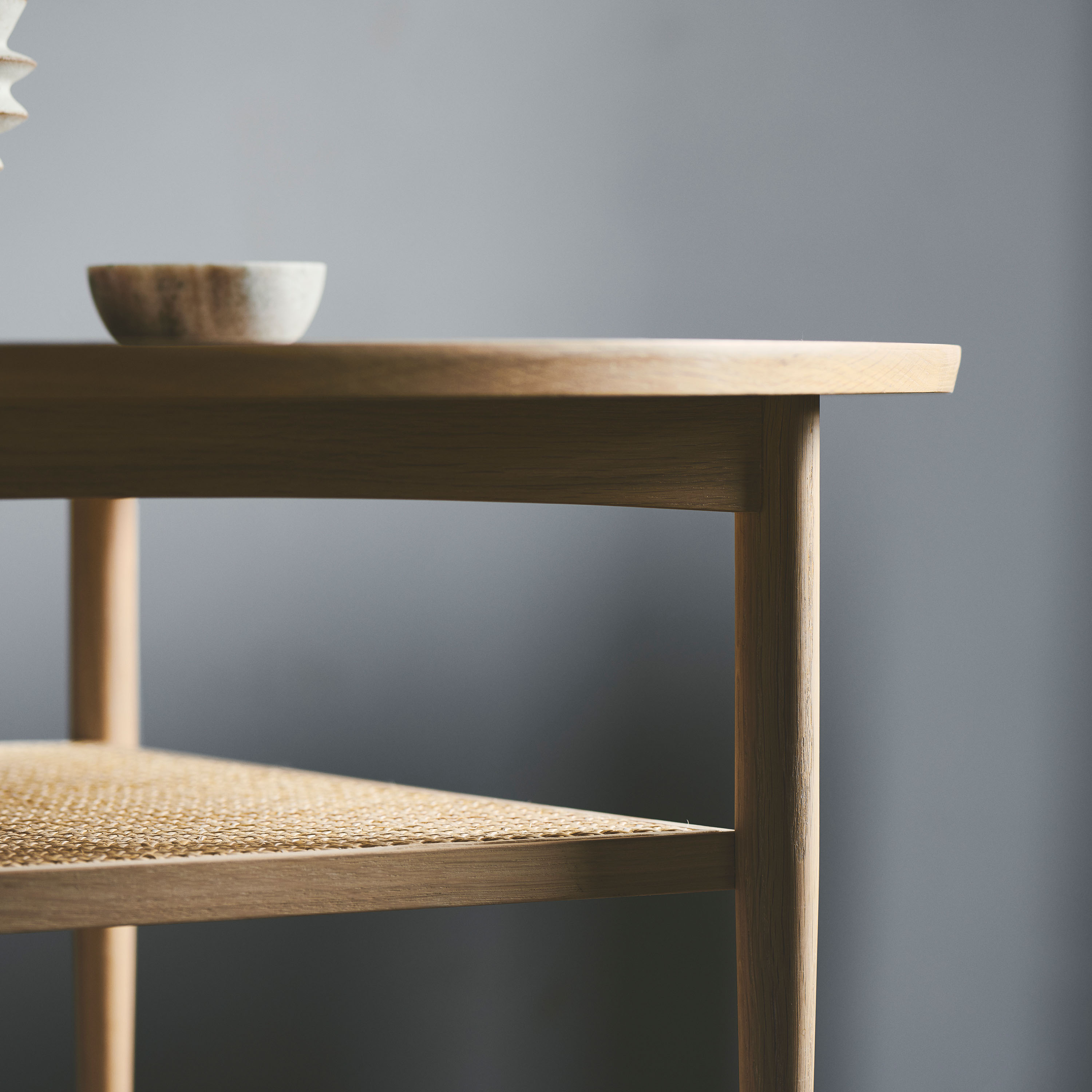 Aakjaer Furniture No.100 Couchtisch Weiß geölte Eiche