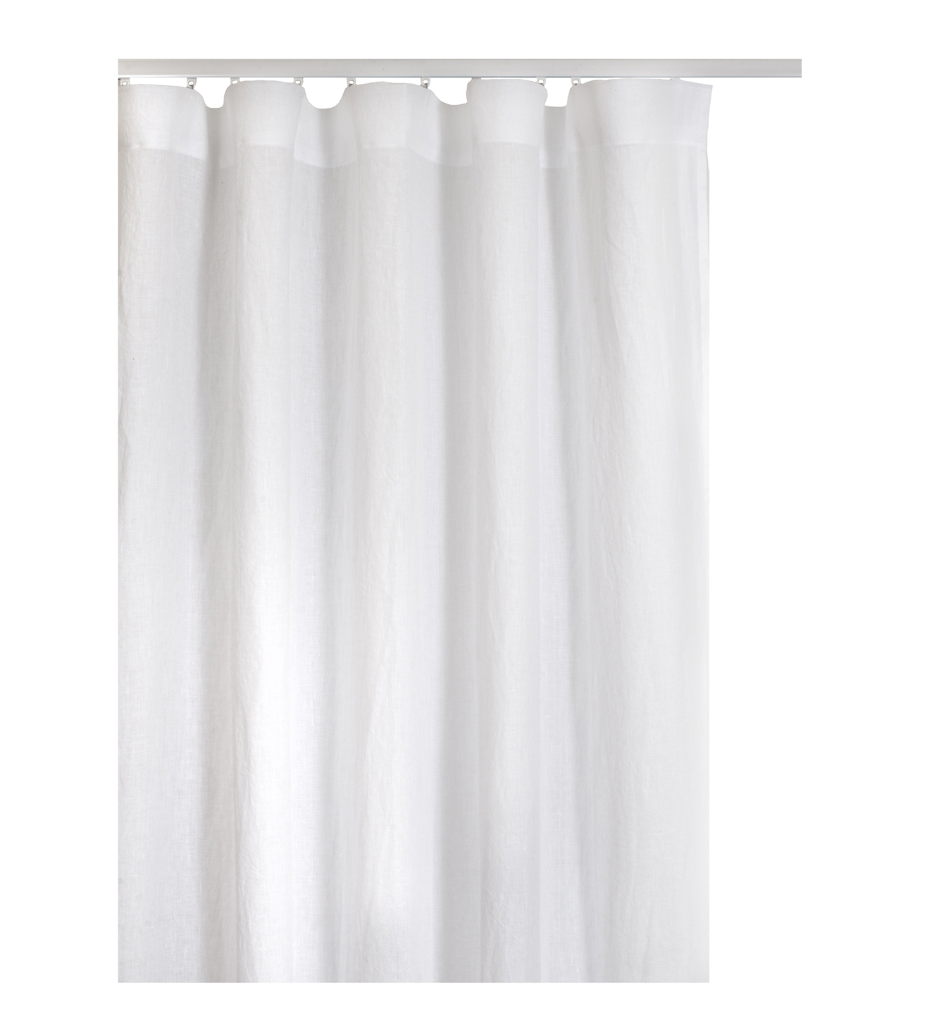 Himla - Twilight Gardinlängd Linne White 140x290 - Vit