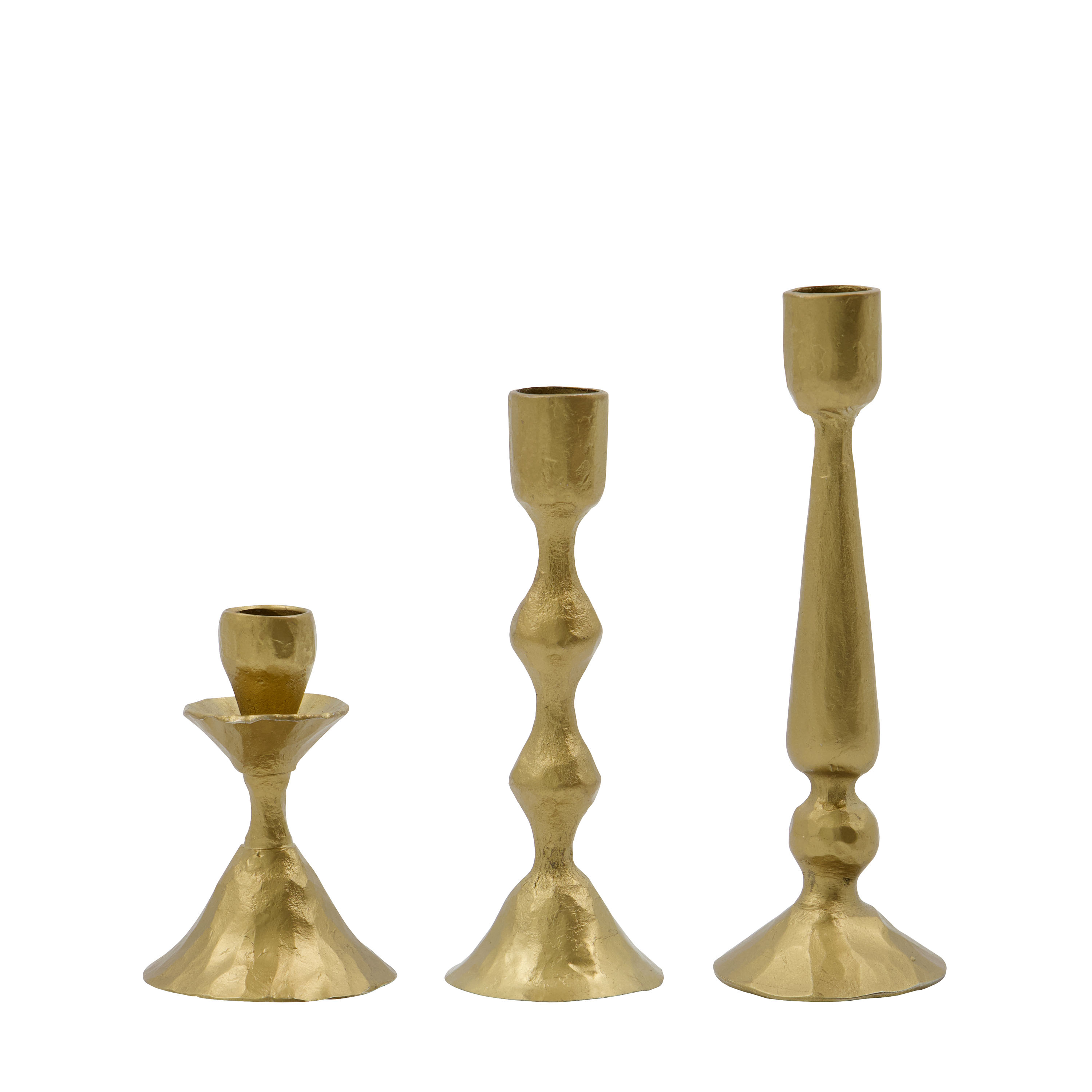 Castle Ljusstake Antique brass 3-pack