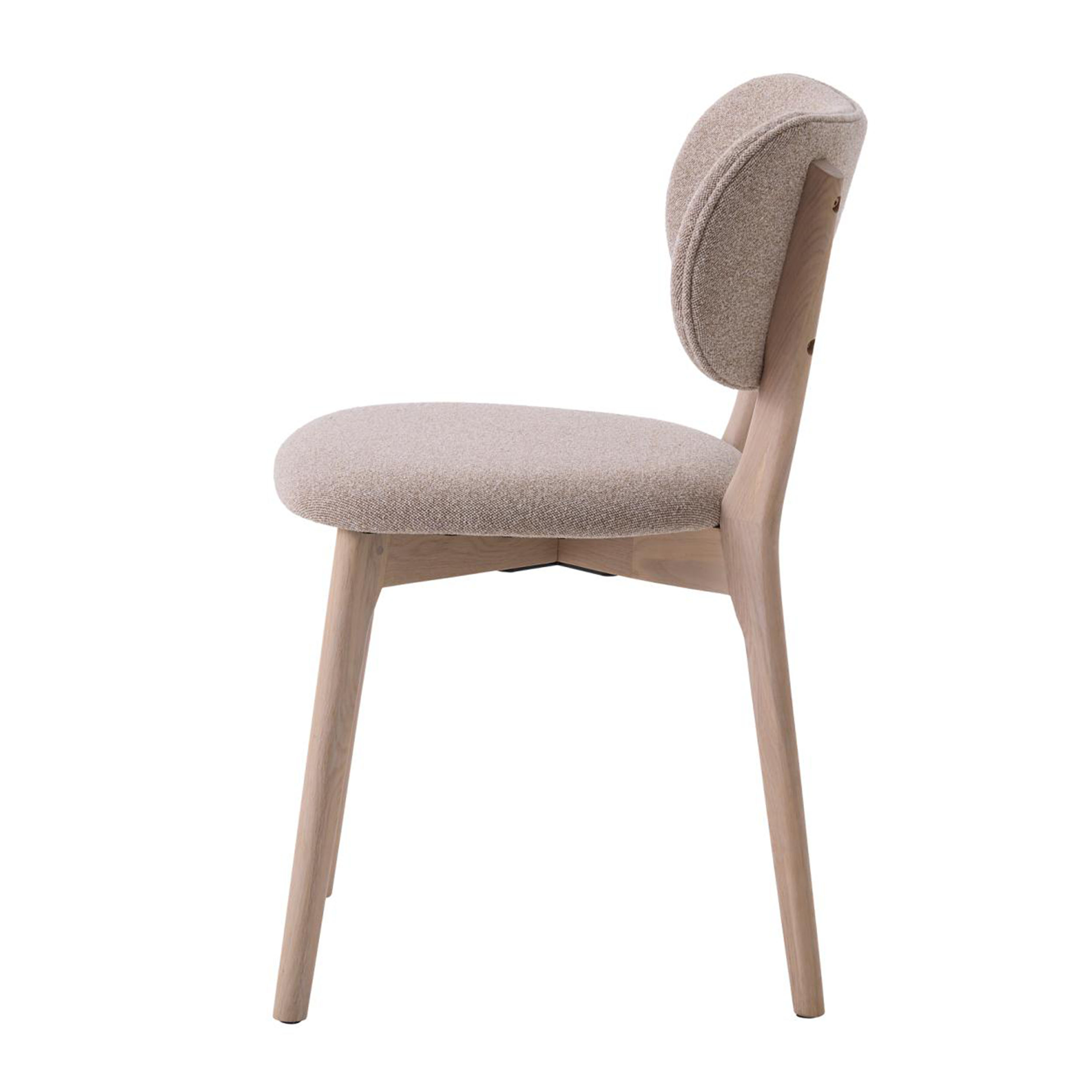 Nordic Home Frances Esszimmerstuhl Weiße Eiche/Sand