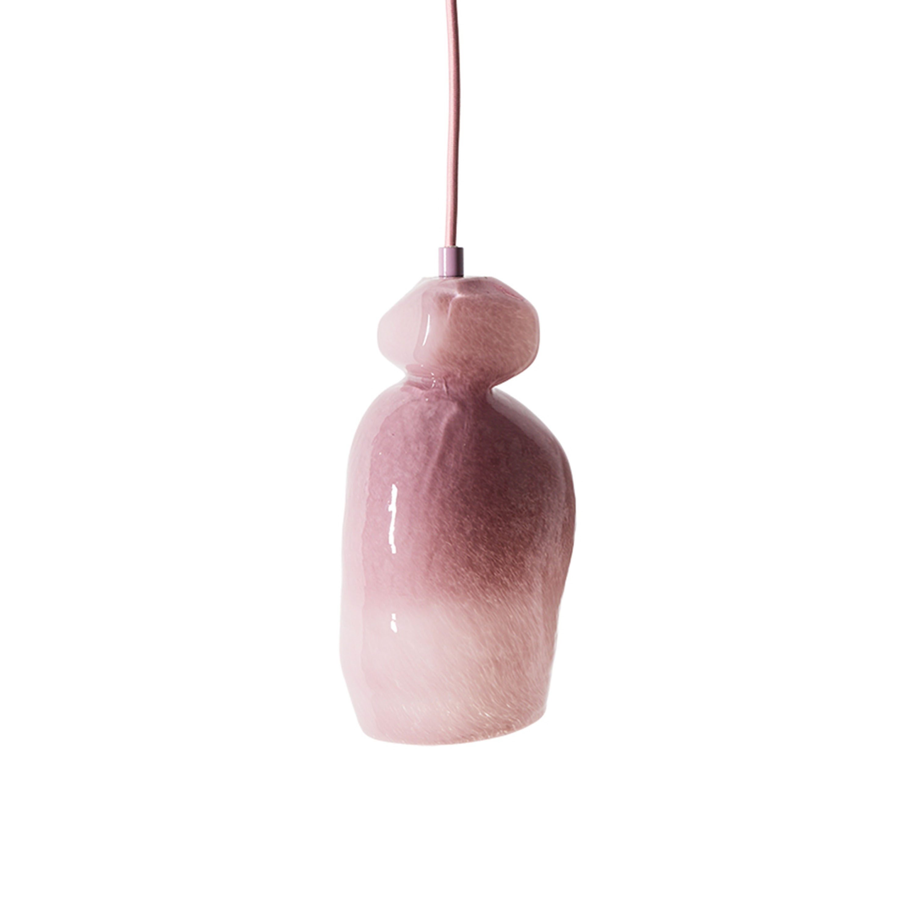 HKliving Gemstone Taklampe Amethyst 28 cm