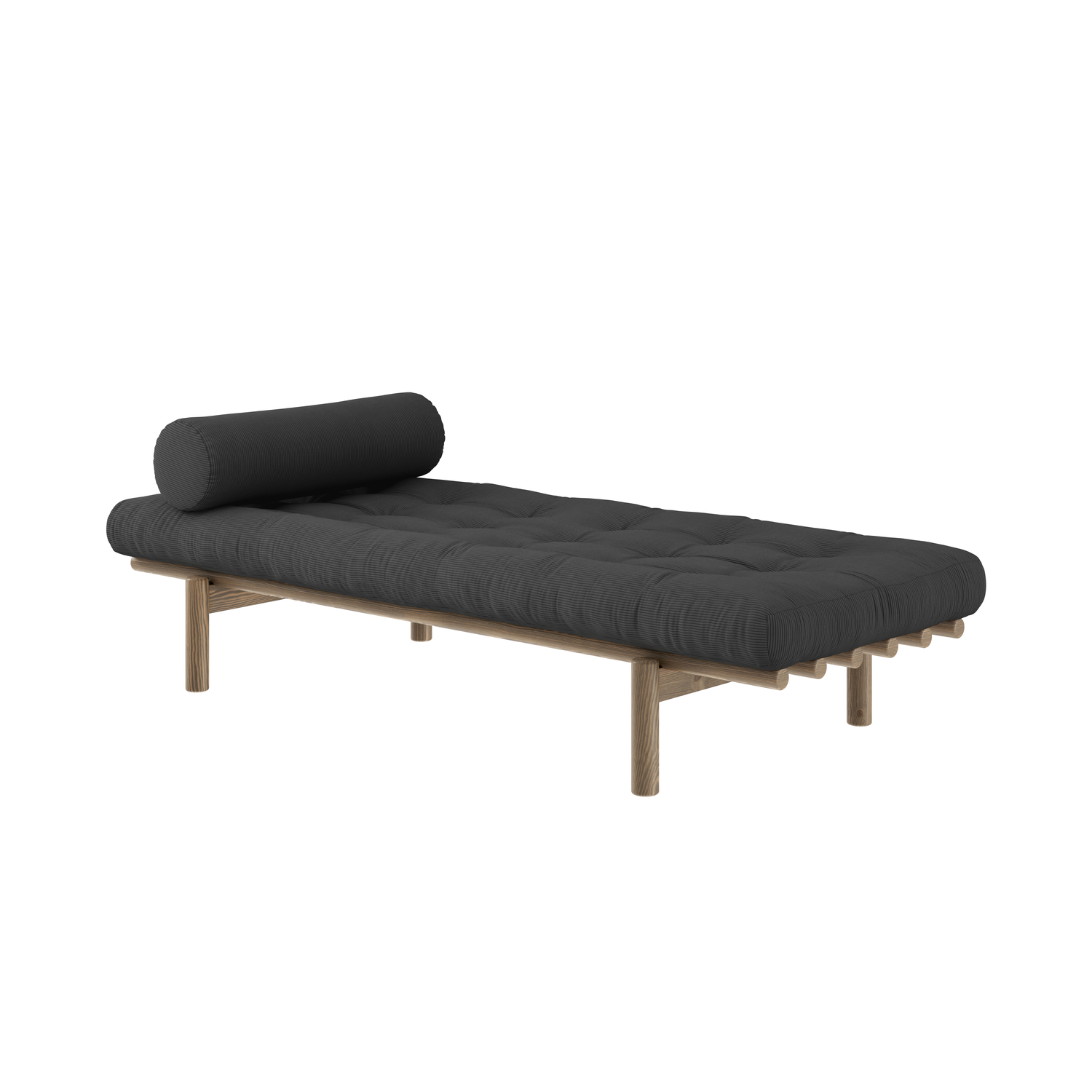 Karup Design - Next Tagesbett Braun/Charcoal Manchester 200cm - Schwarz