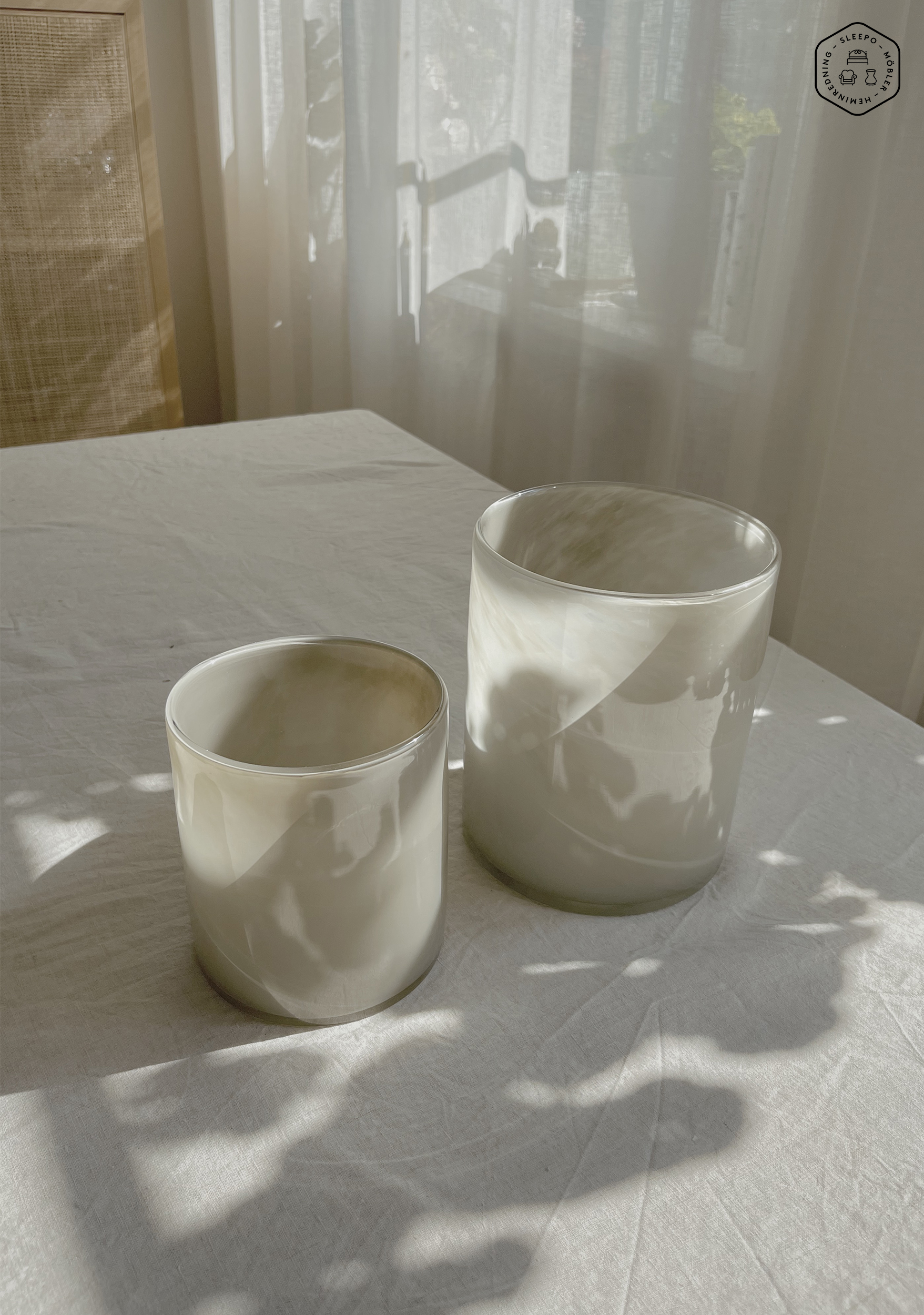 Tell me more Lyric Ljuslykta Warm Grey 10cm