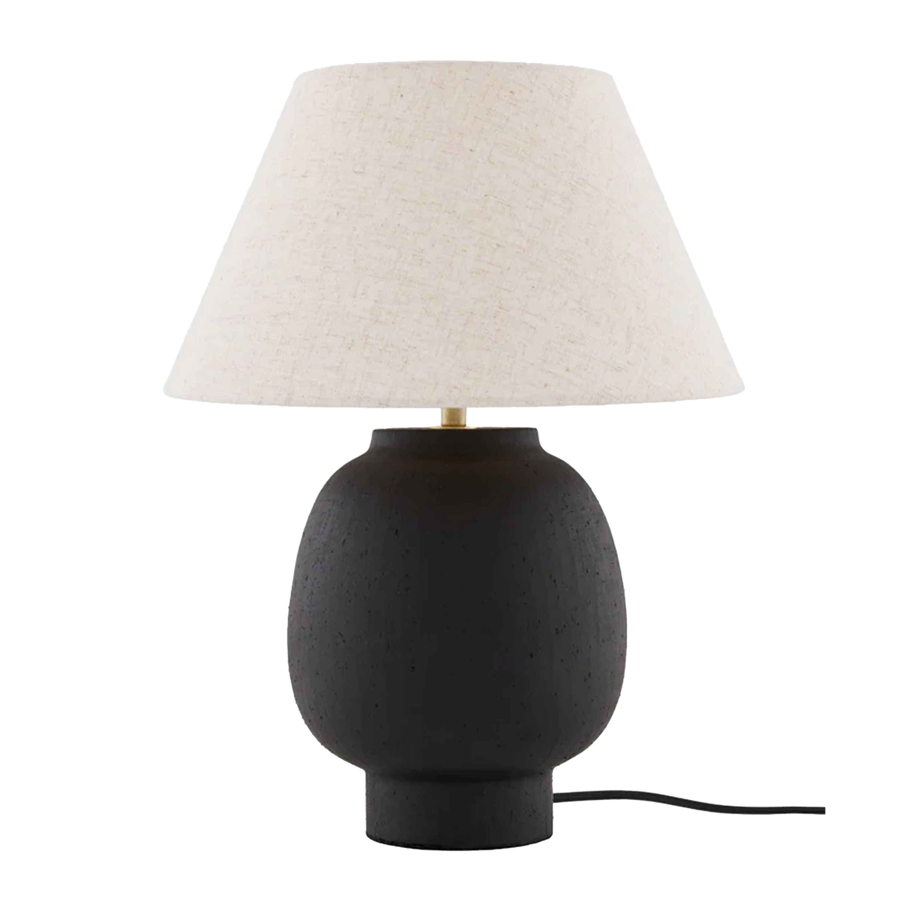 Lorenzo Bordlampe Svart 46 cm