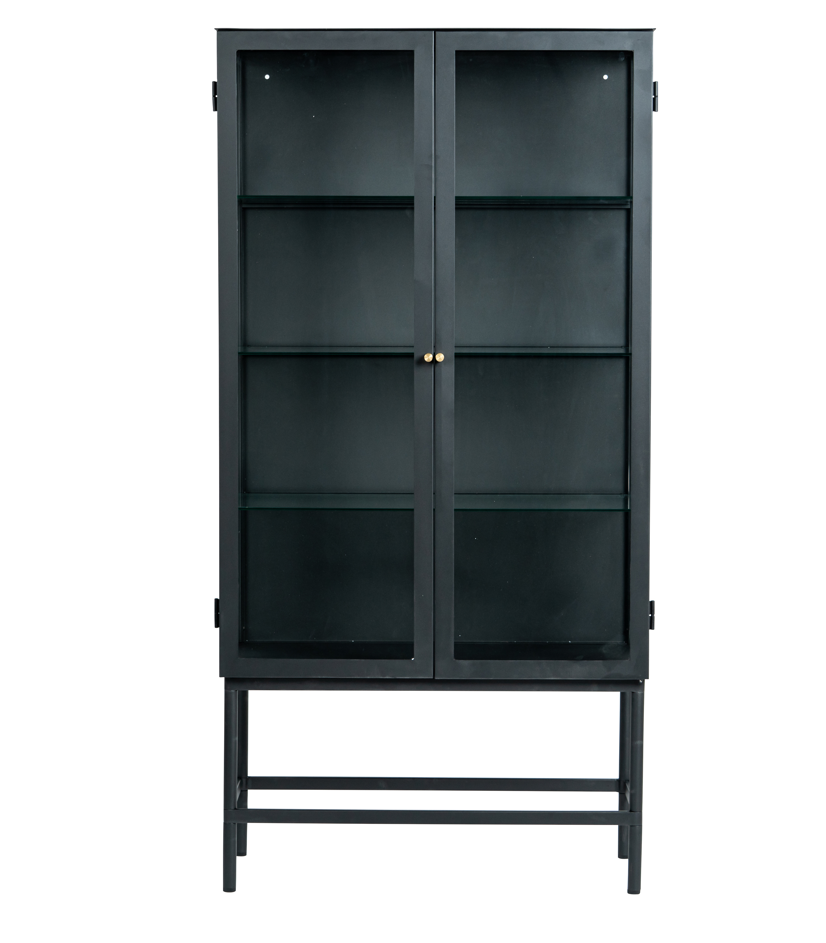 Nordic Home - Elise Vitrinskåp Svart 160cm
