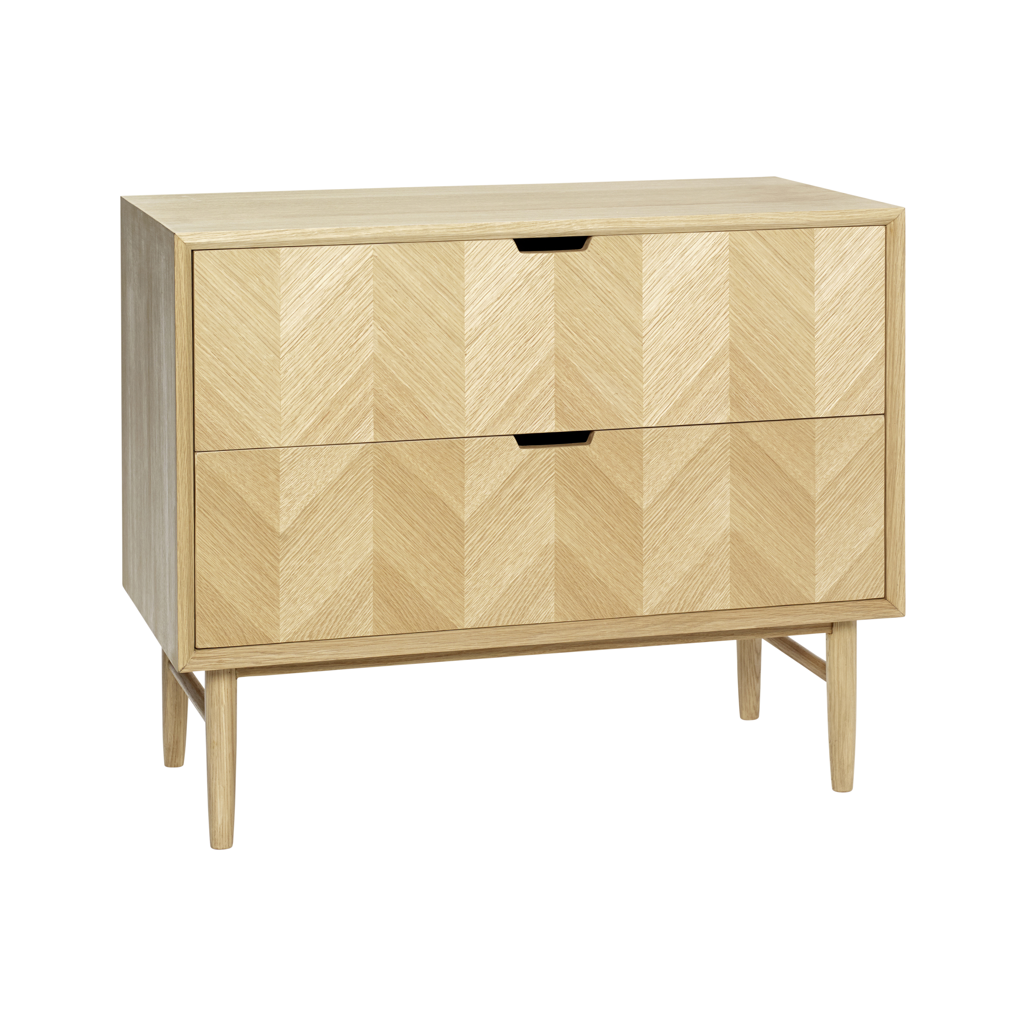 Hübsch - Twill-lipasto FSC 80cm Beige - Ek, Ekfanér - Toimistot