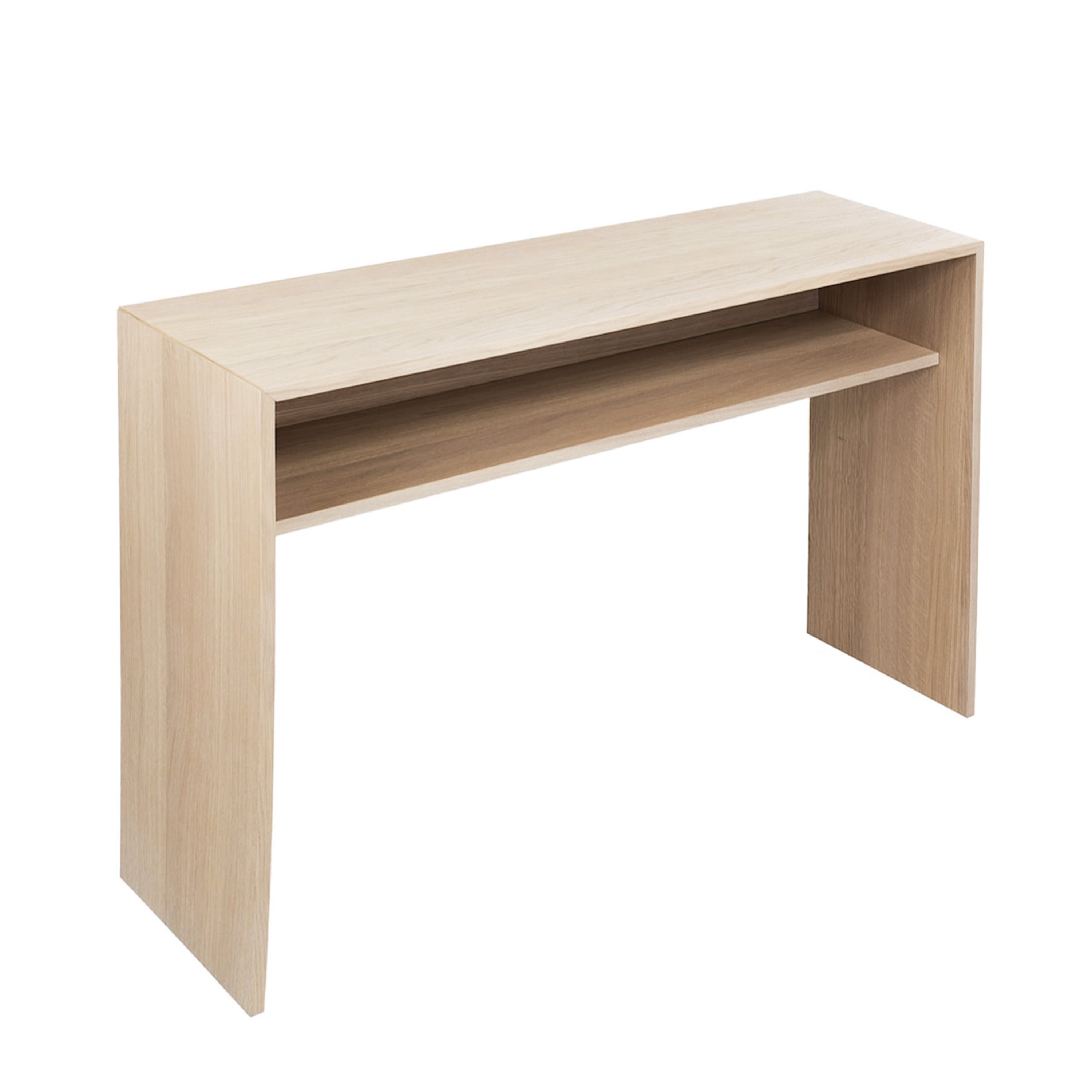 Sleepo Collection Esme Konsolentisch mit Ablage Weißgeölte Eiche 125cm