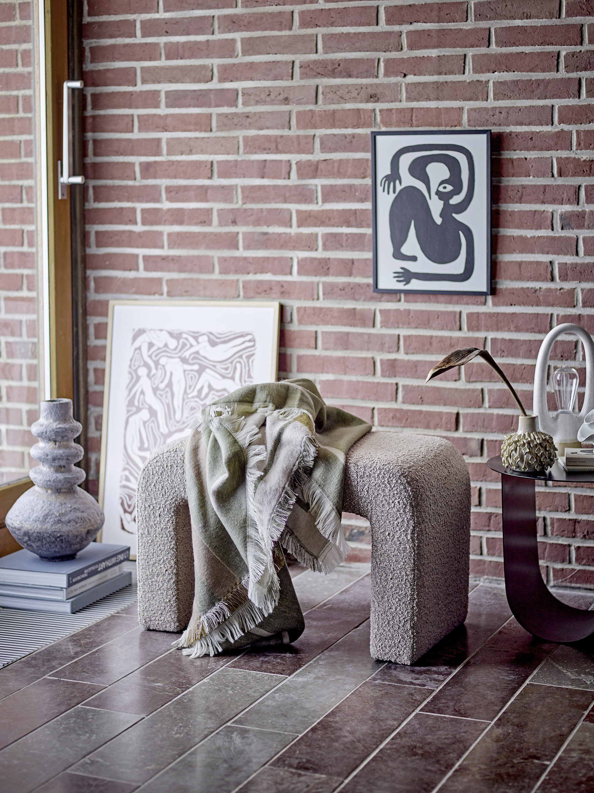 Bloomingville Bobbie Naturhocker