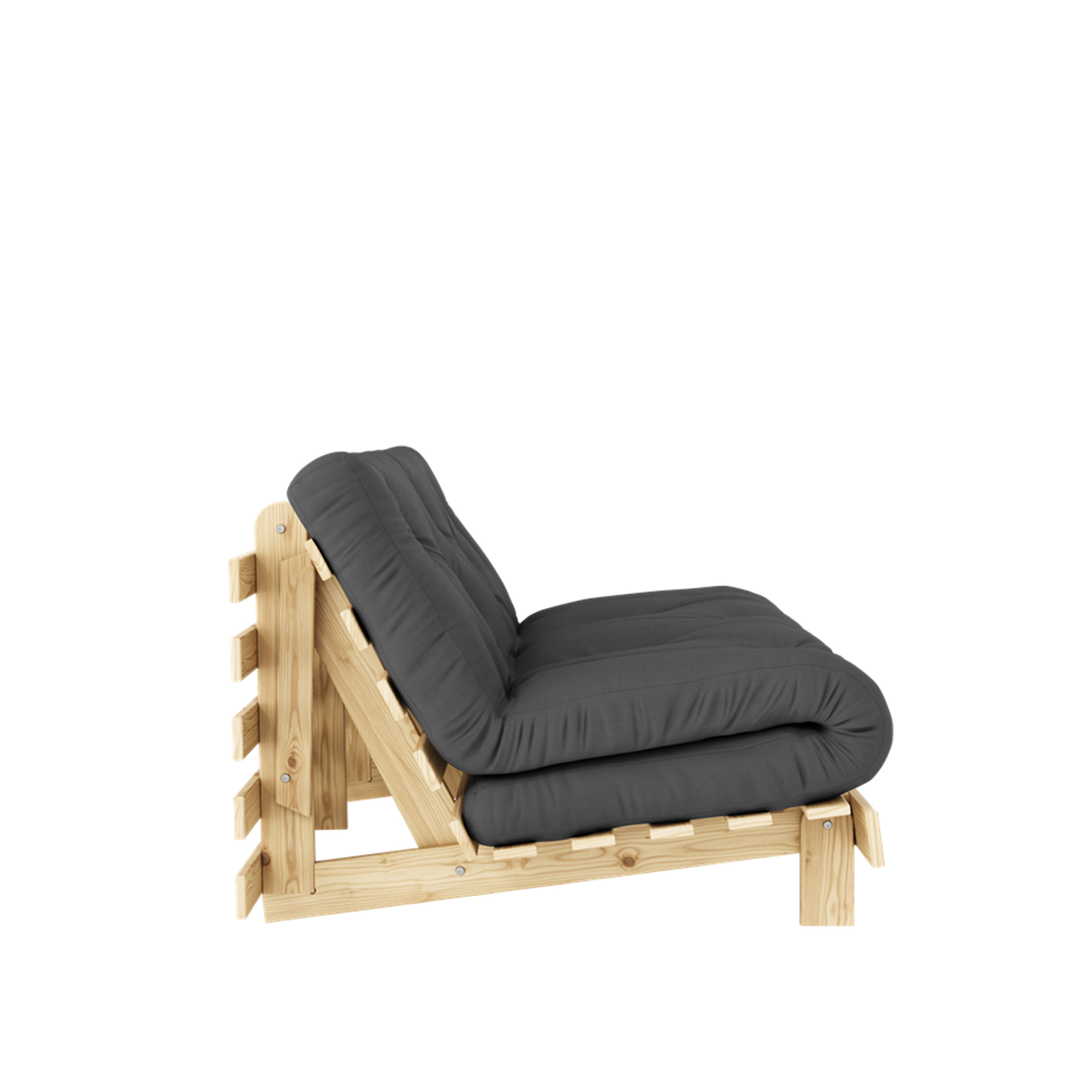 Karup Design Roots Schlafsofa Natur/Dunkelgrau 160cm