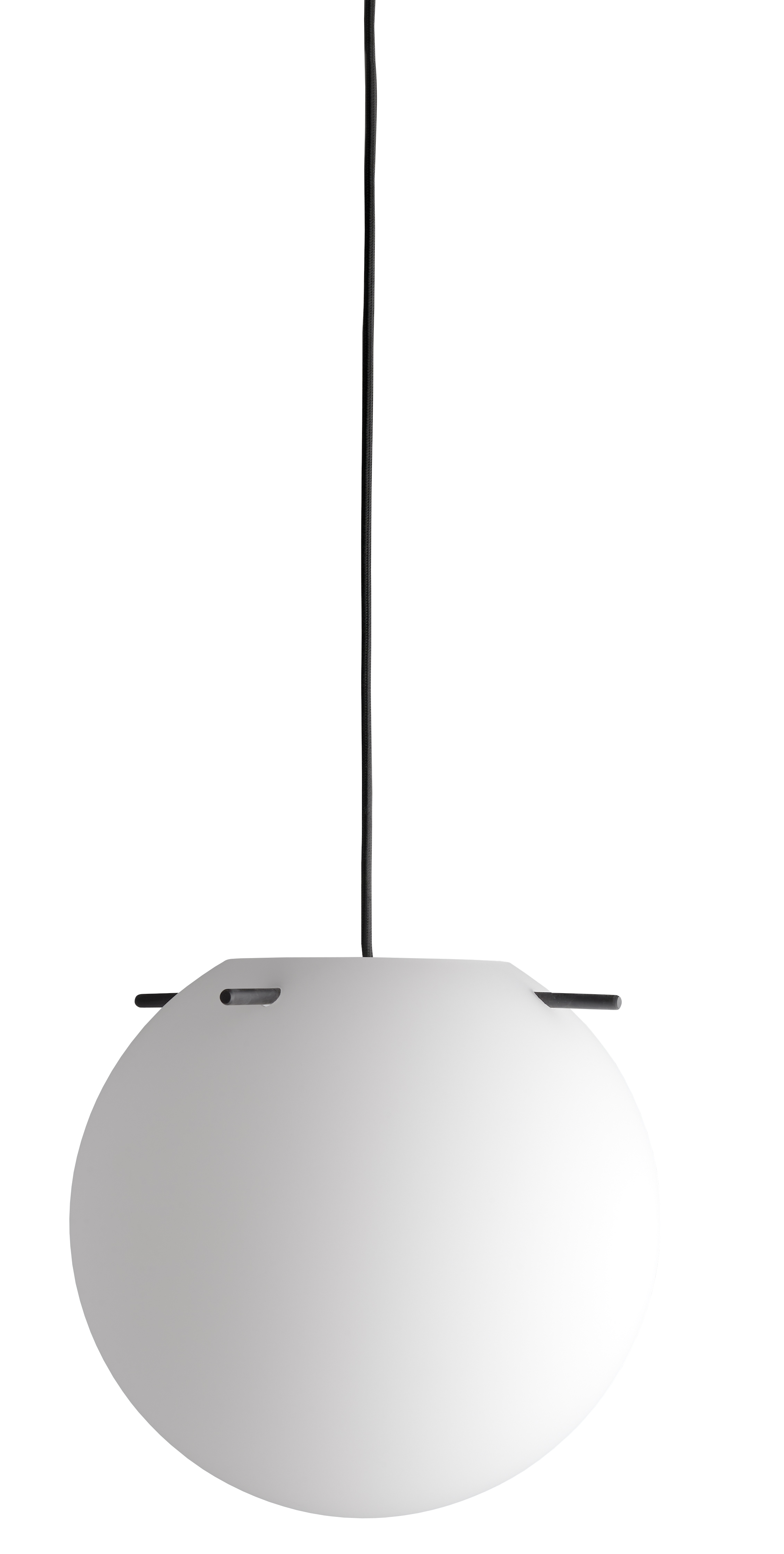 Koi Taklampa Opal White/Black Ø32